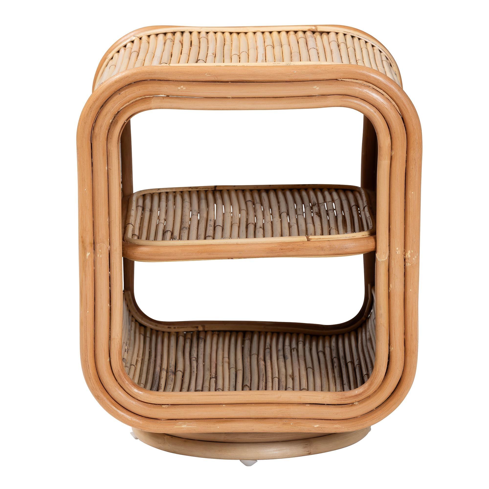 Bali & Pari Bethari Bohemian Rattan Nightstand