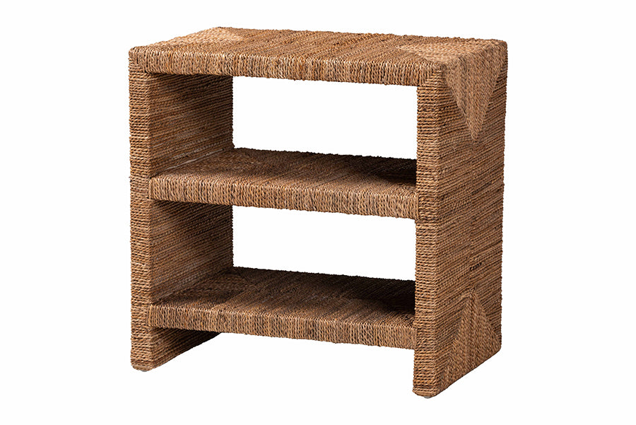 Bali & Pari Liza Bohemian Seagrass End Table