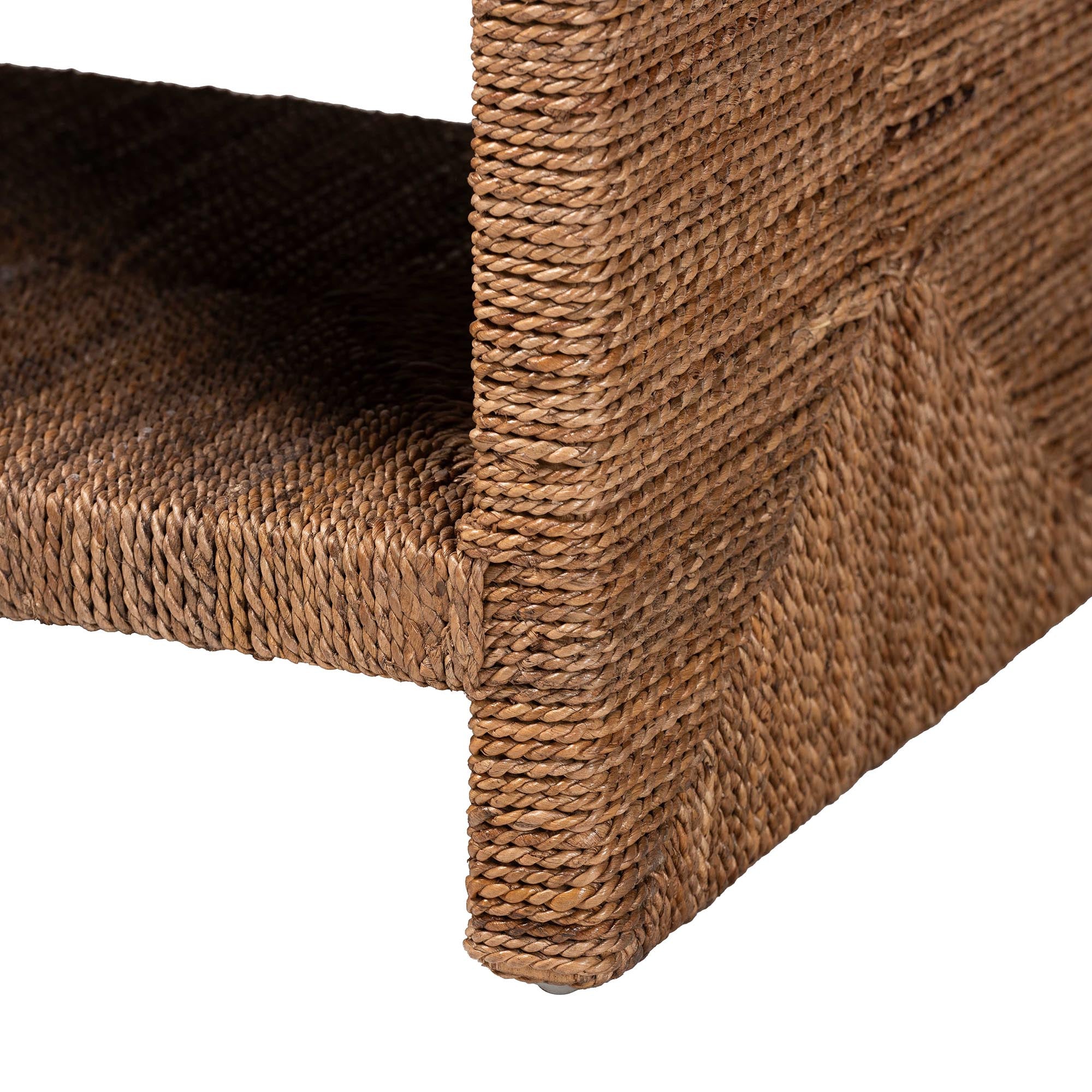 Bali & Pari Liza Bohemian Seagrass End Table