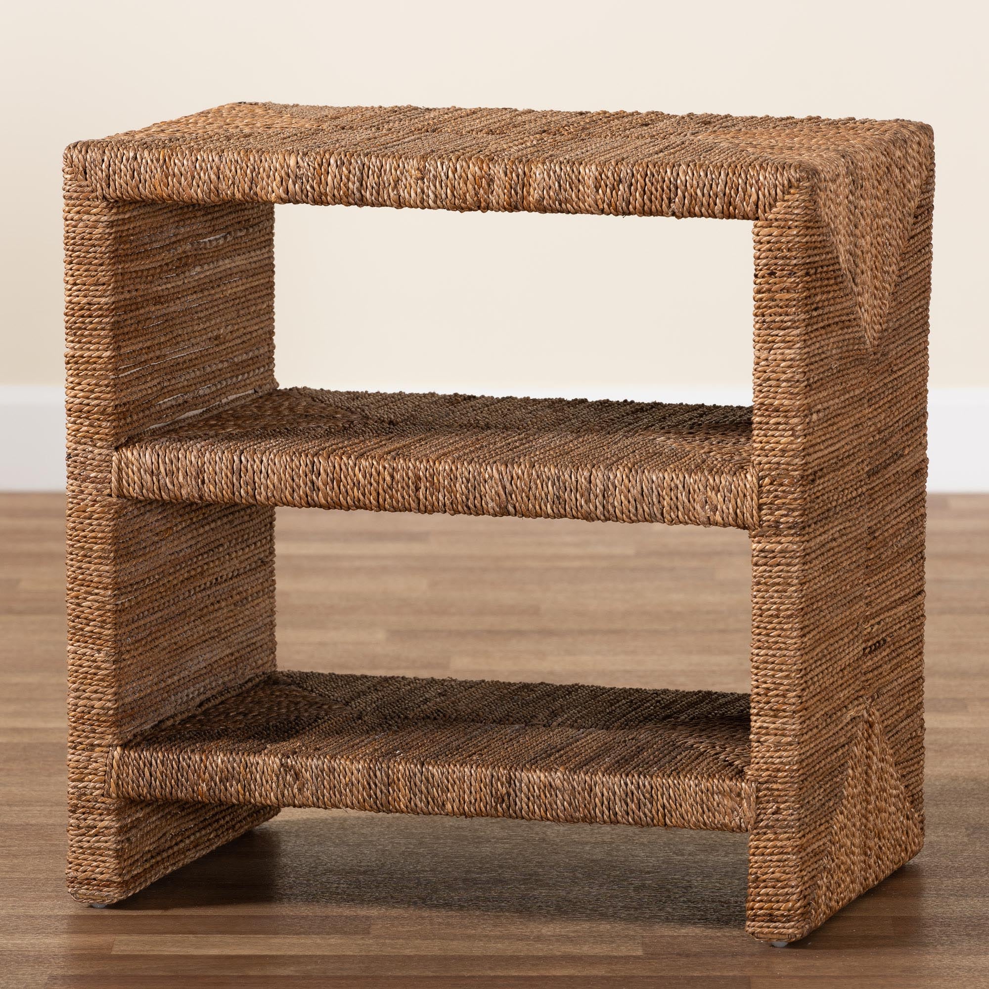 Bali & Pari Liza Bohemian Seagrass End Table