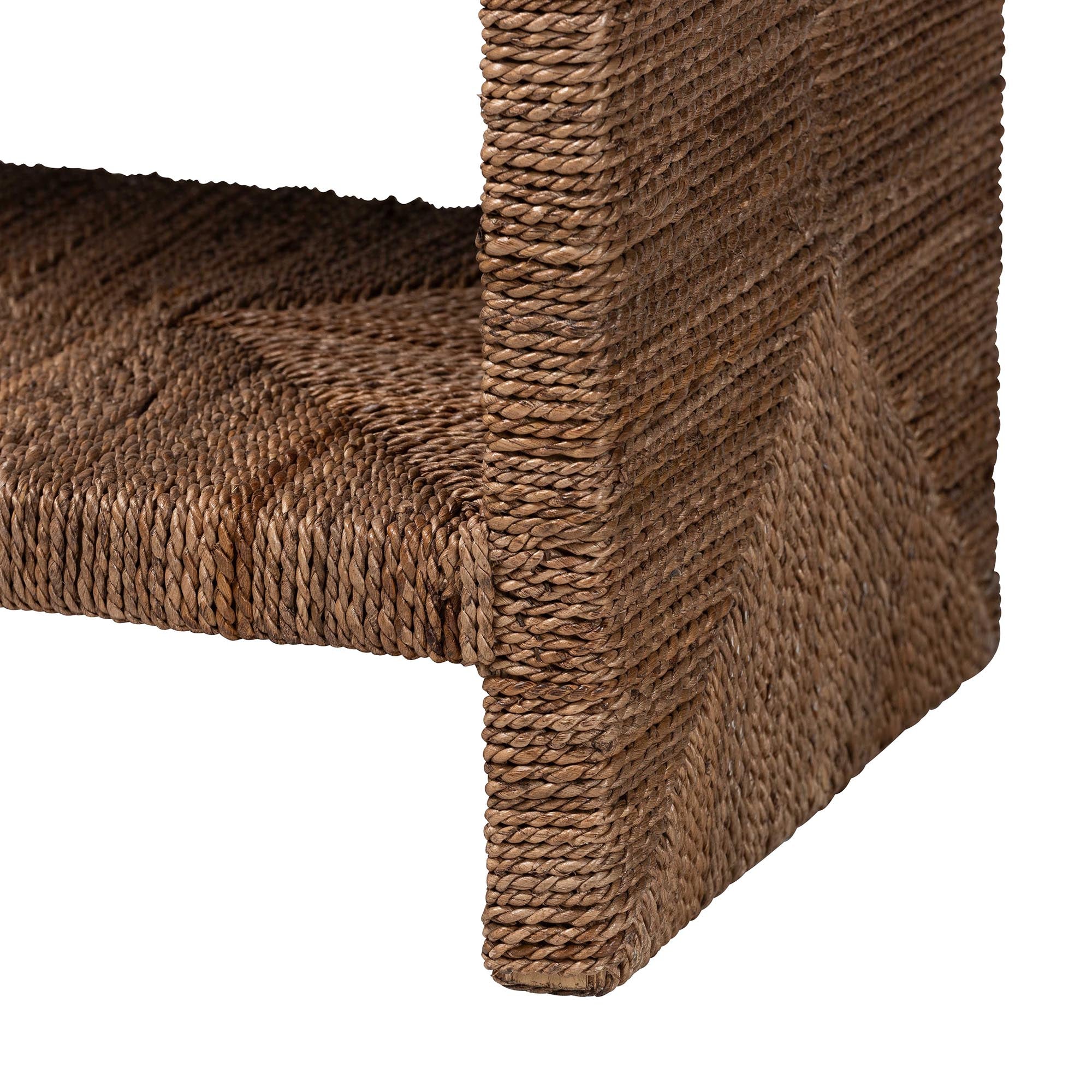 Bali & Pari Liza Bohemian Seagrass Console Table