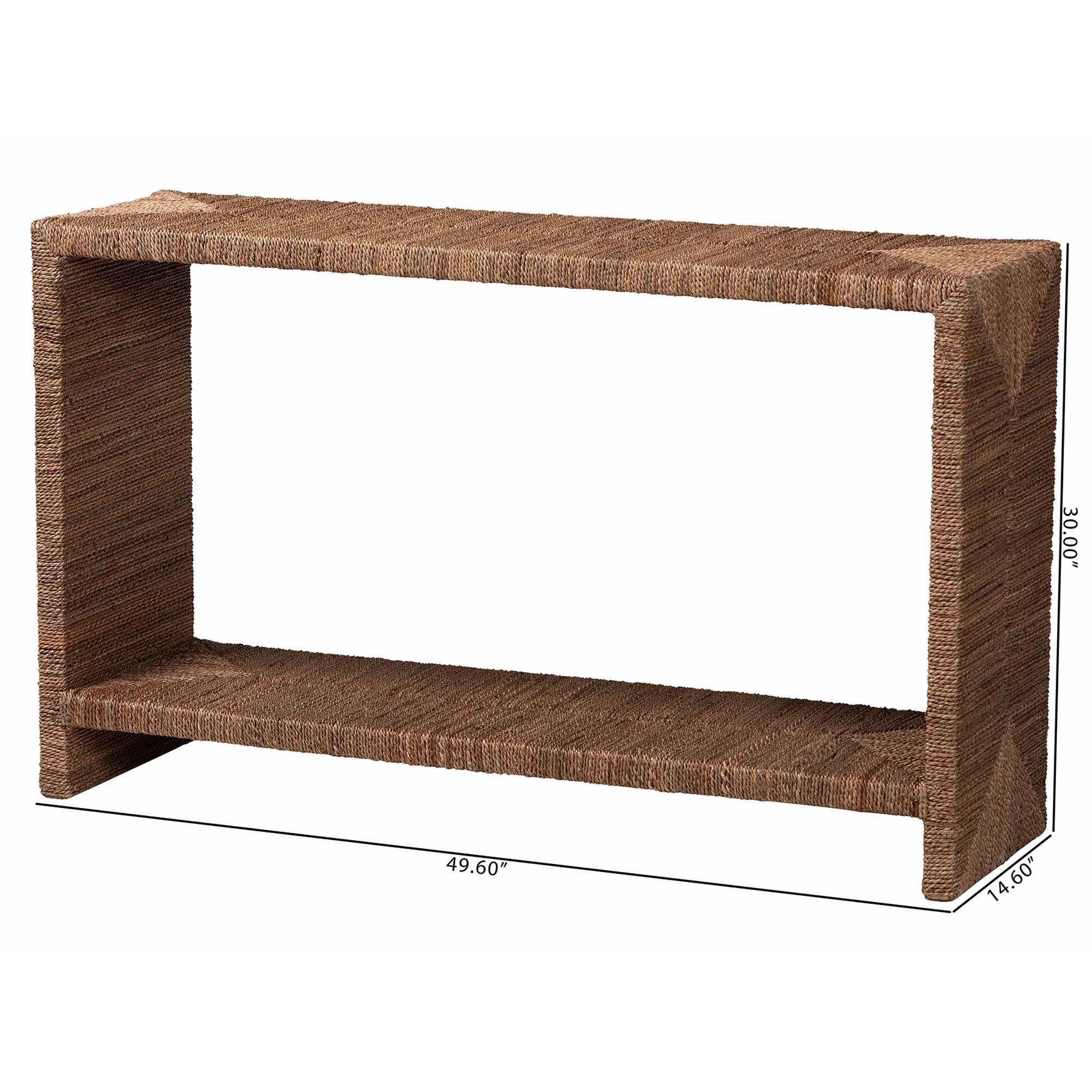 Bali & Pari Liza Bohemian Seagrass Console Table