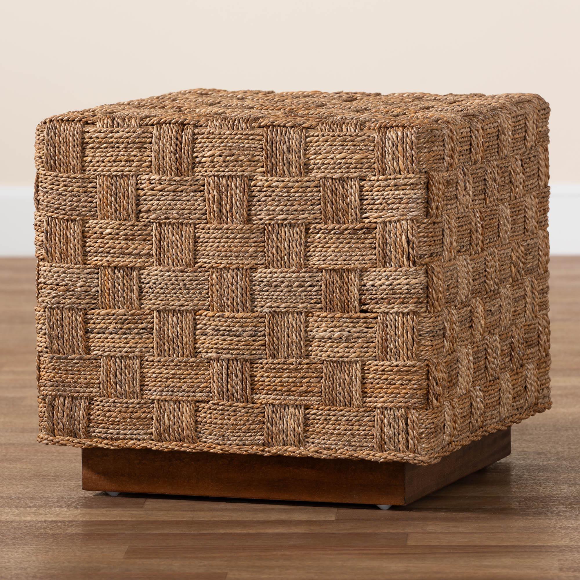 bali & pari Karina Bohemian Seagrass End Table