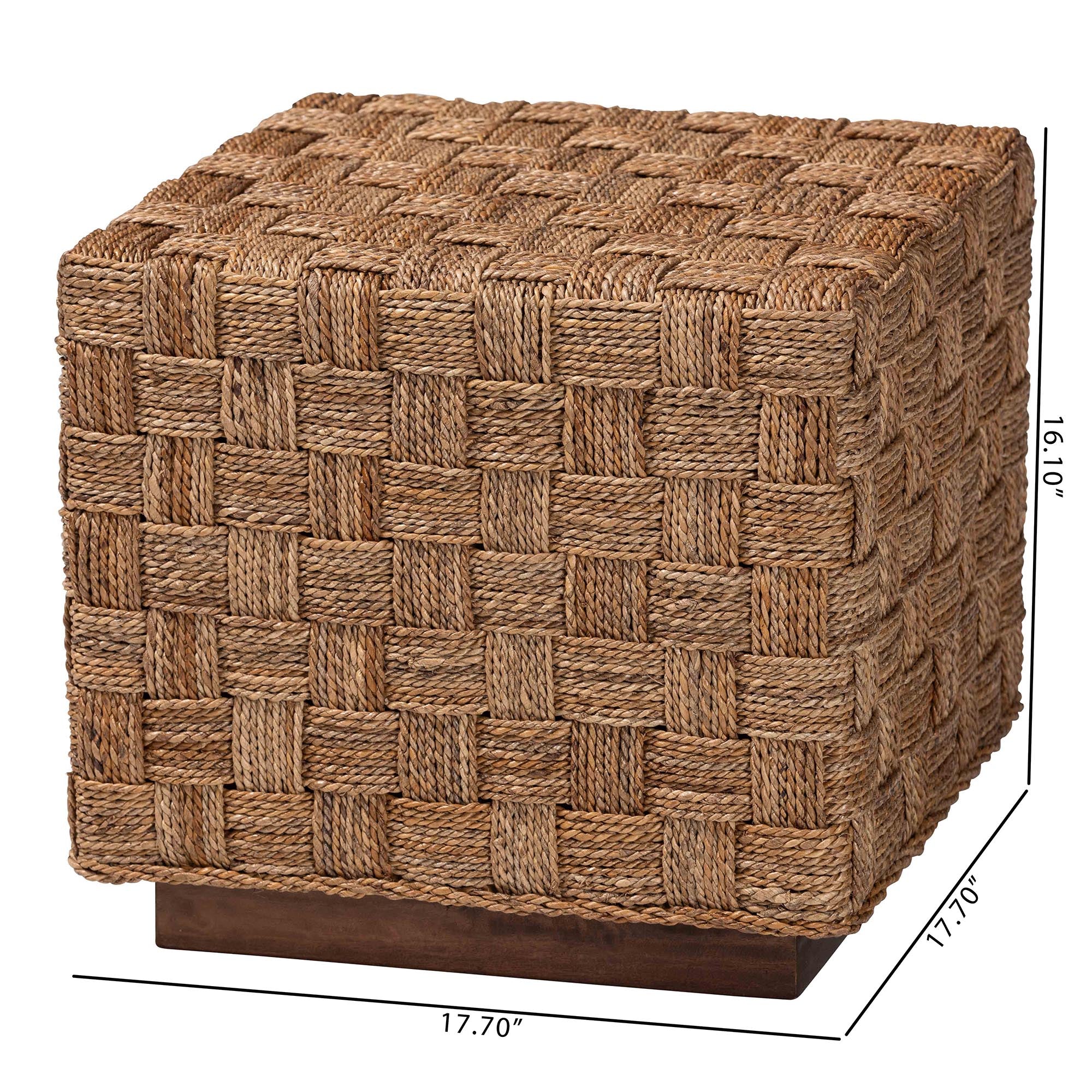 Bali & Pari Karina Bohemian Seagrass End Table