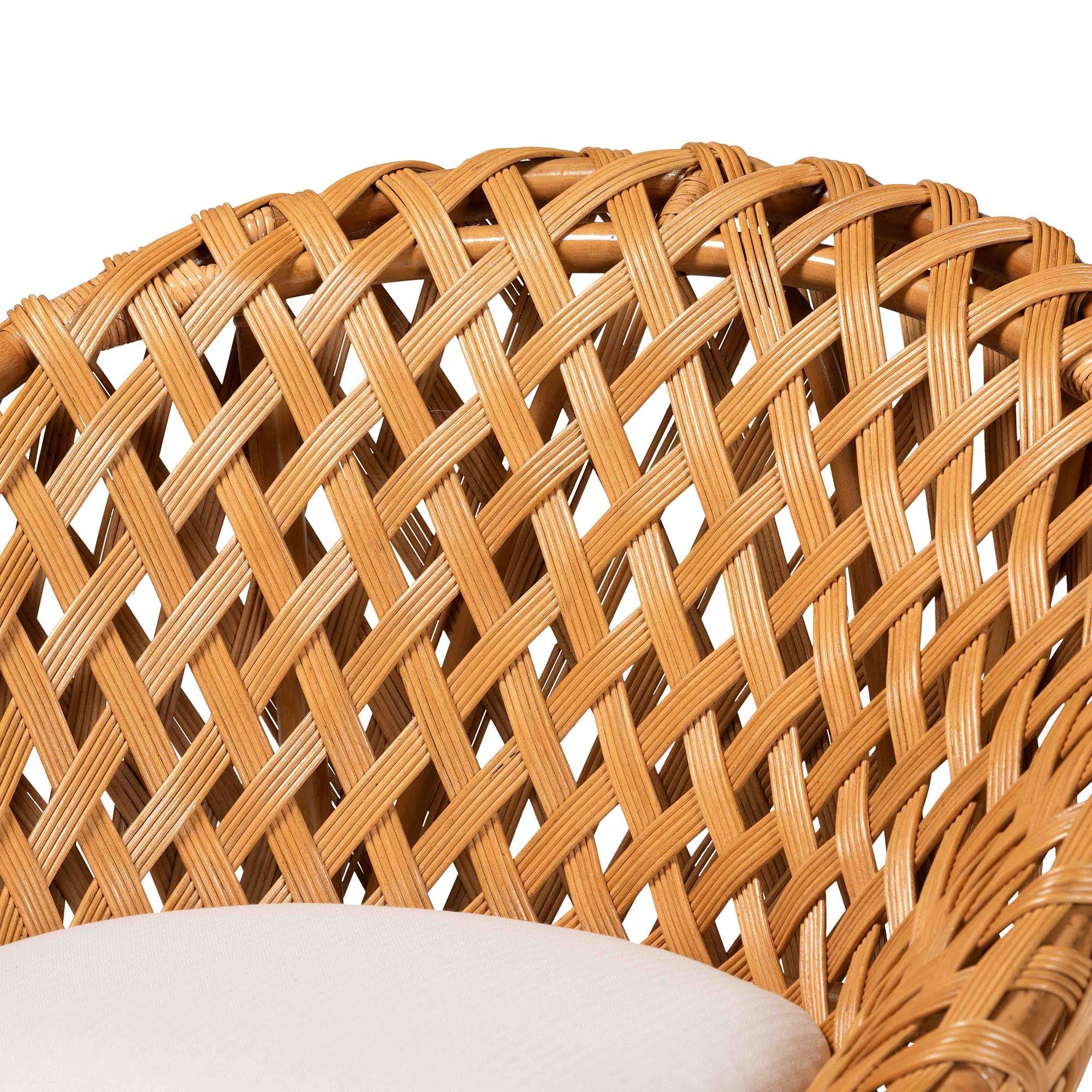 Bali & Pari Robista Bohemian Rattan Accent Chair