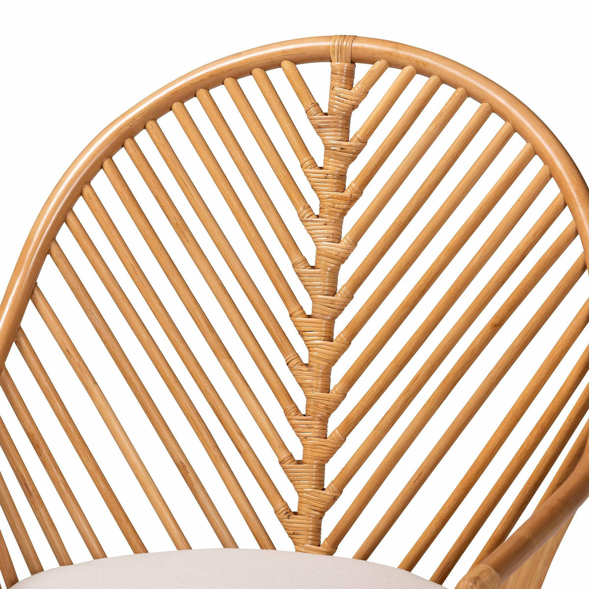 Bali & Pari Lisabon Bohemian Light Honey Rattan Arm Chair