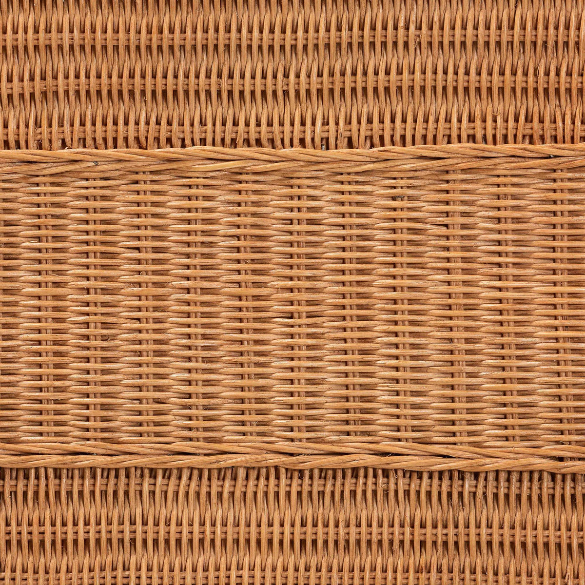 Bali & Pari Minahasa Bohemian Light Honey Braided Rattan Side Table