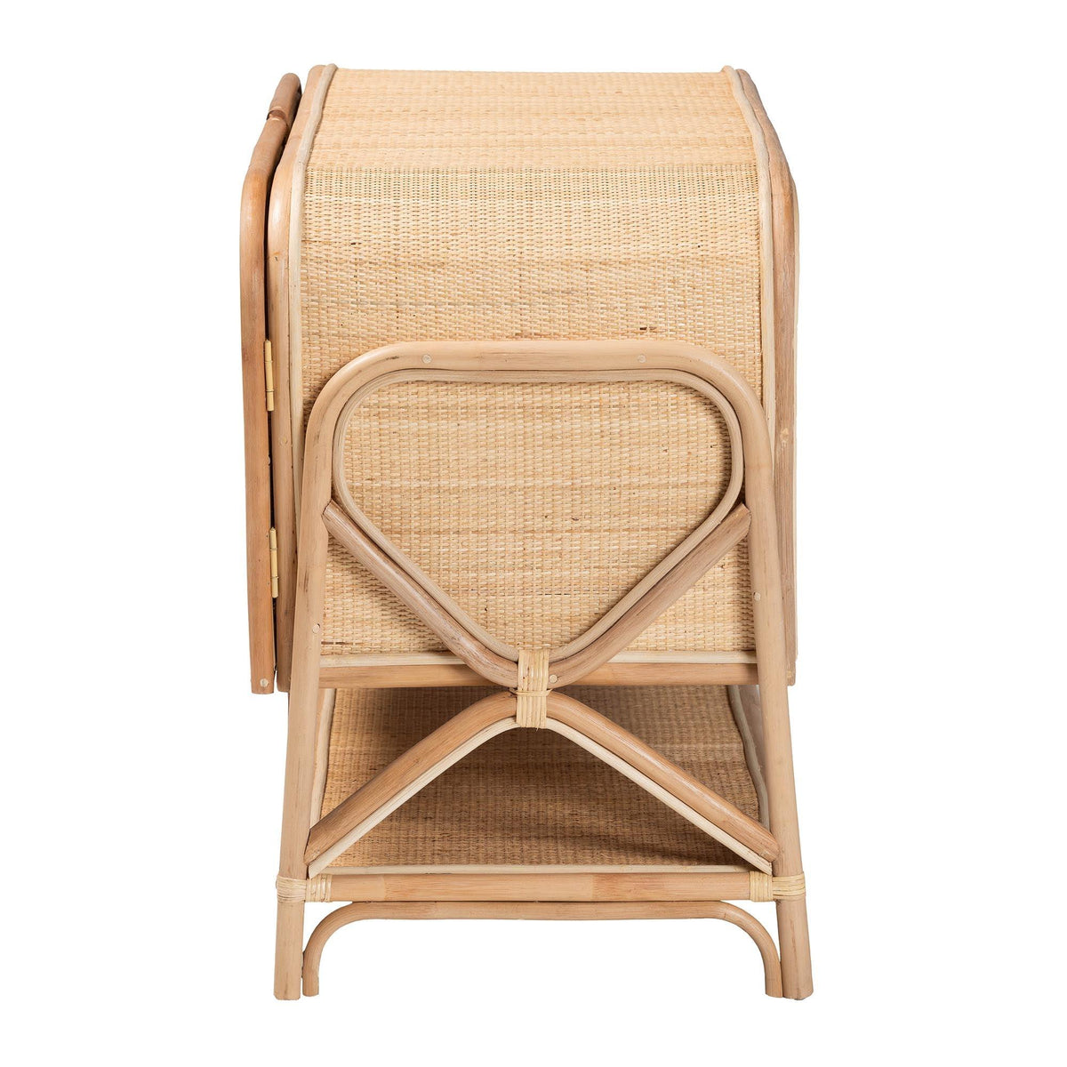 Bali & Pari Gitano Bohemian Rattan 2-Door Storage Cabinet