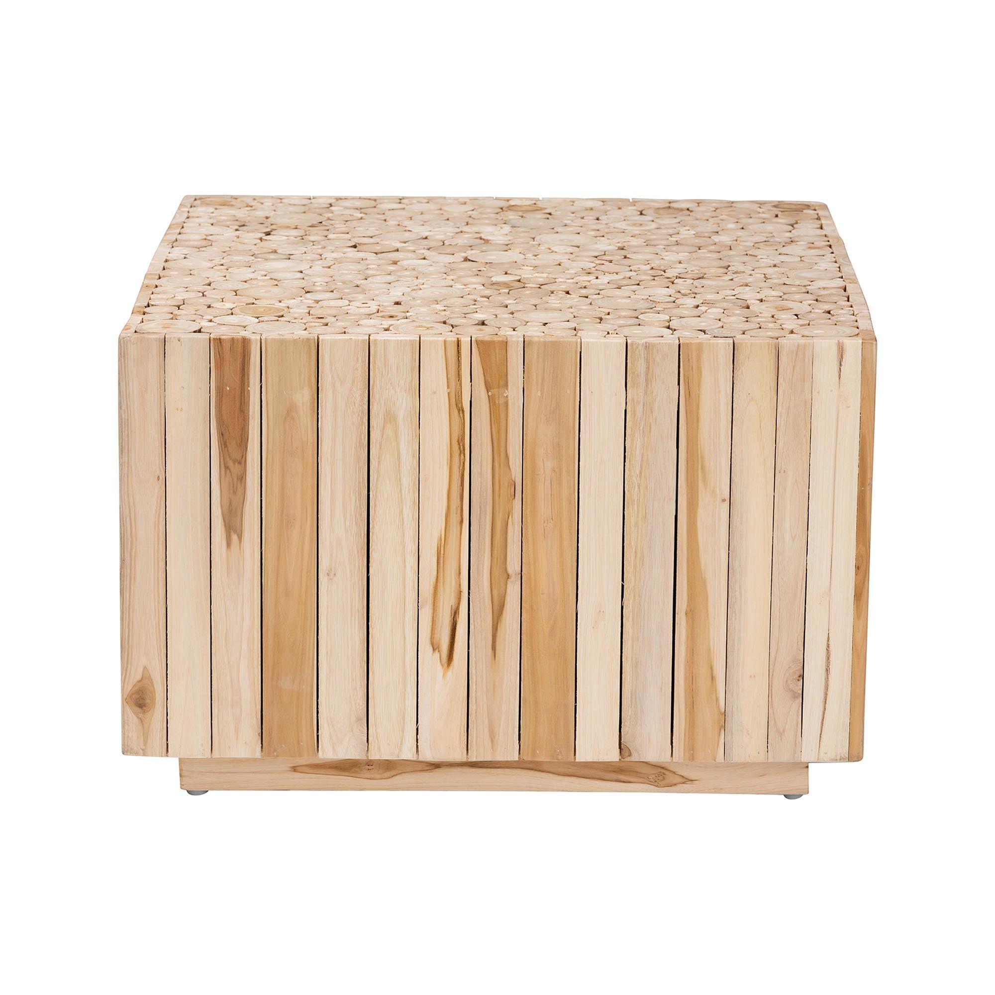 Bali & Pari Augusta Bohemian Teak Wood Coffee Table
