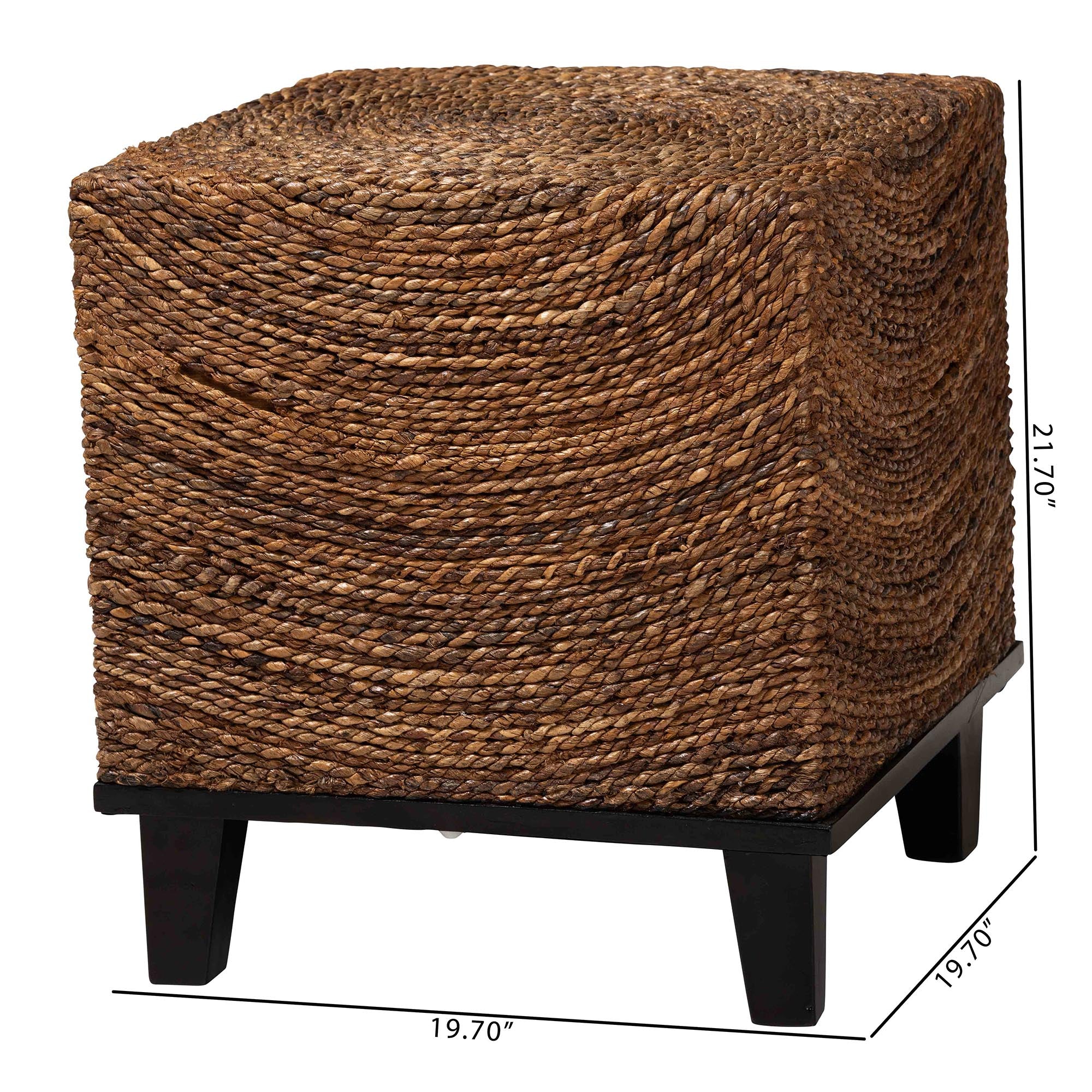 Bali & Pari Verino Bohemian Seagrass End Table