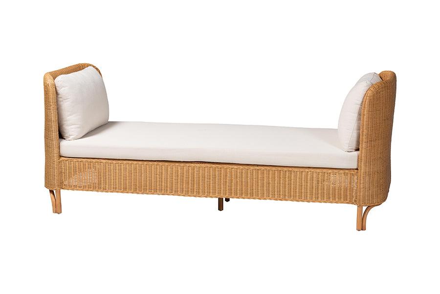 Bali & Pari Diva Bohemian Light Honey Rattan Daybed