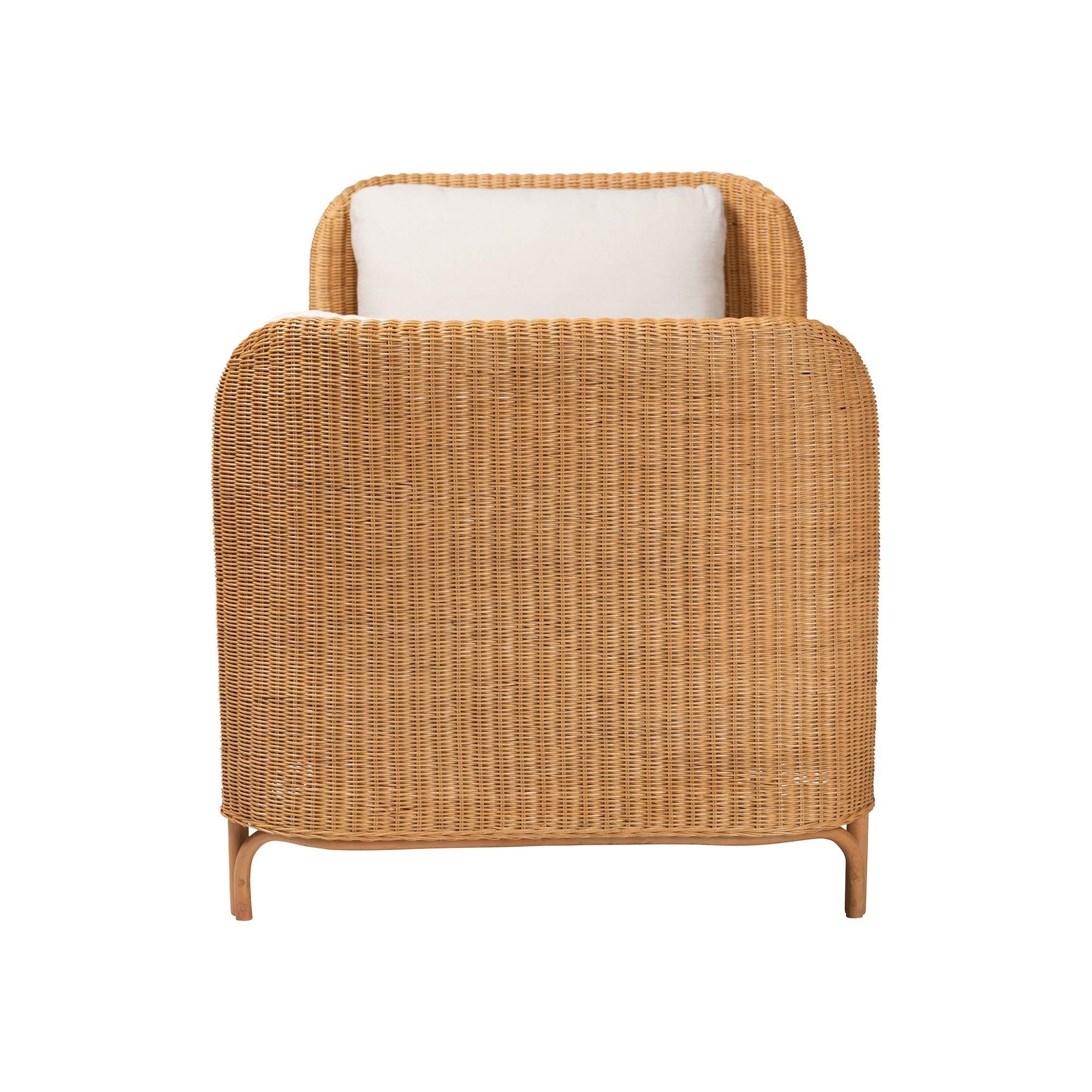 Bali & Pari Diva Bohemian Light Honey Rattan Daybed