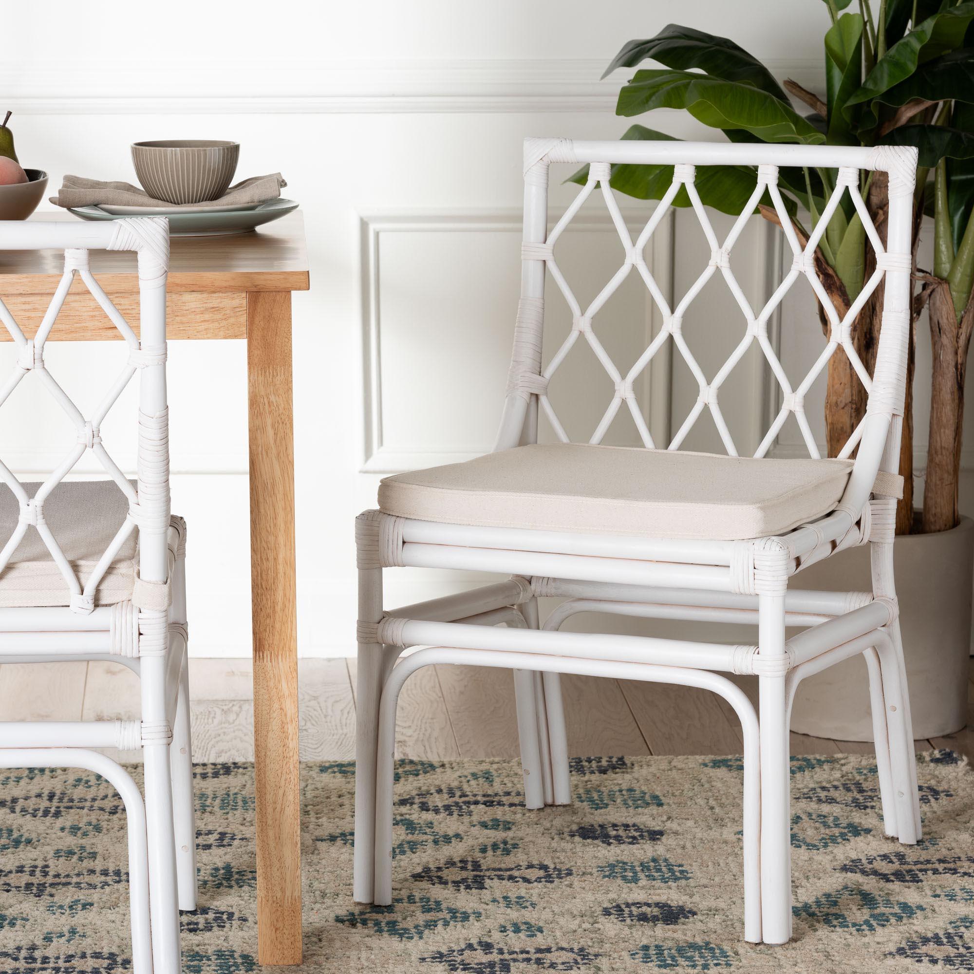 bali & pari Carwyn Bohemian Rattan Dining Chair