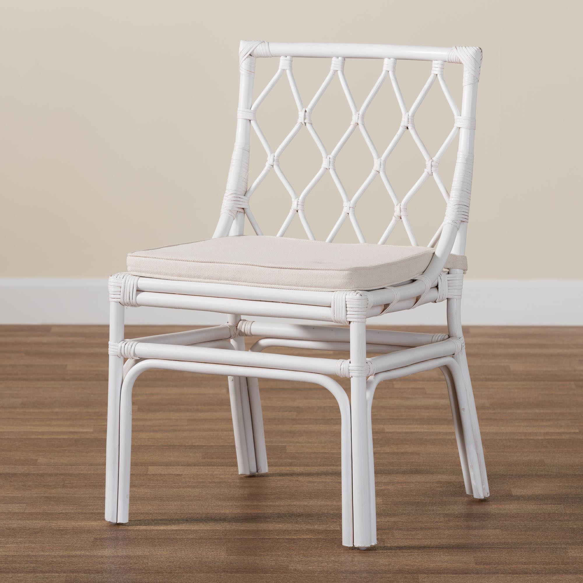 bali & pari Carwyn Bohemian Rattan Dining Chair