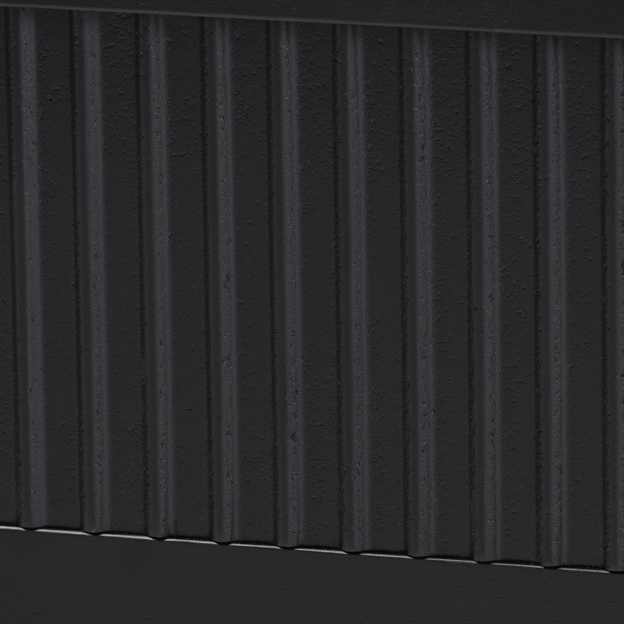 Primrose Mid-Century Fluted Wood Platform Bed