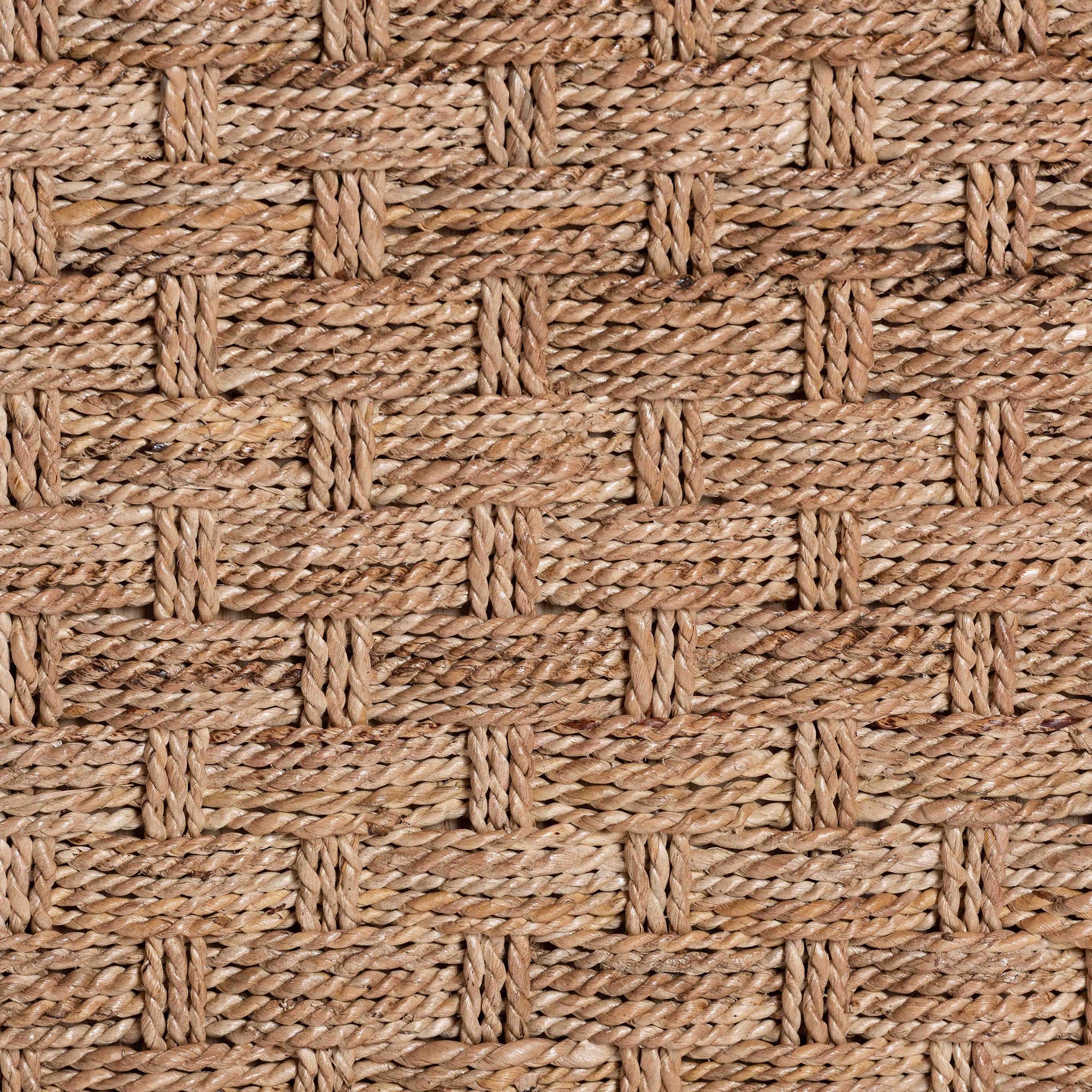 Bali & Pari Rhinos Handwoven Seagrass Coffee Table