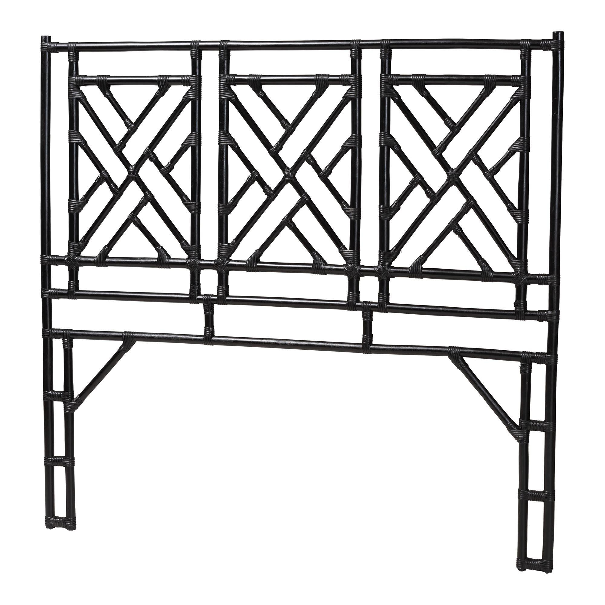 Bali & Pari Karavo Bohemian Rattan Standalone Headboard