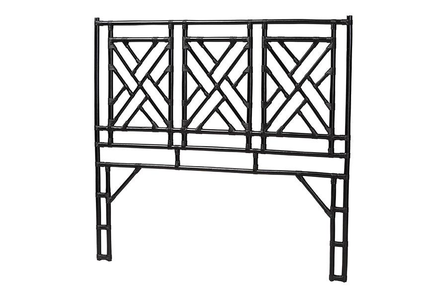 Bali & Pari Karavo Bohemian Rattan Standalone Headboard