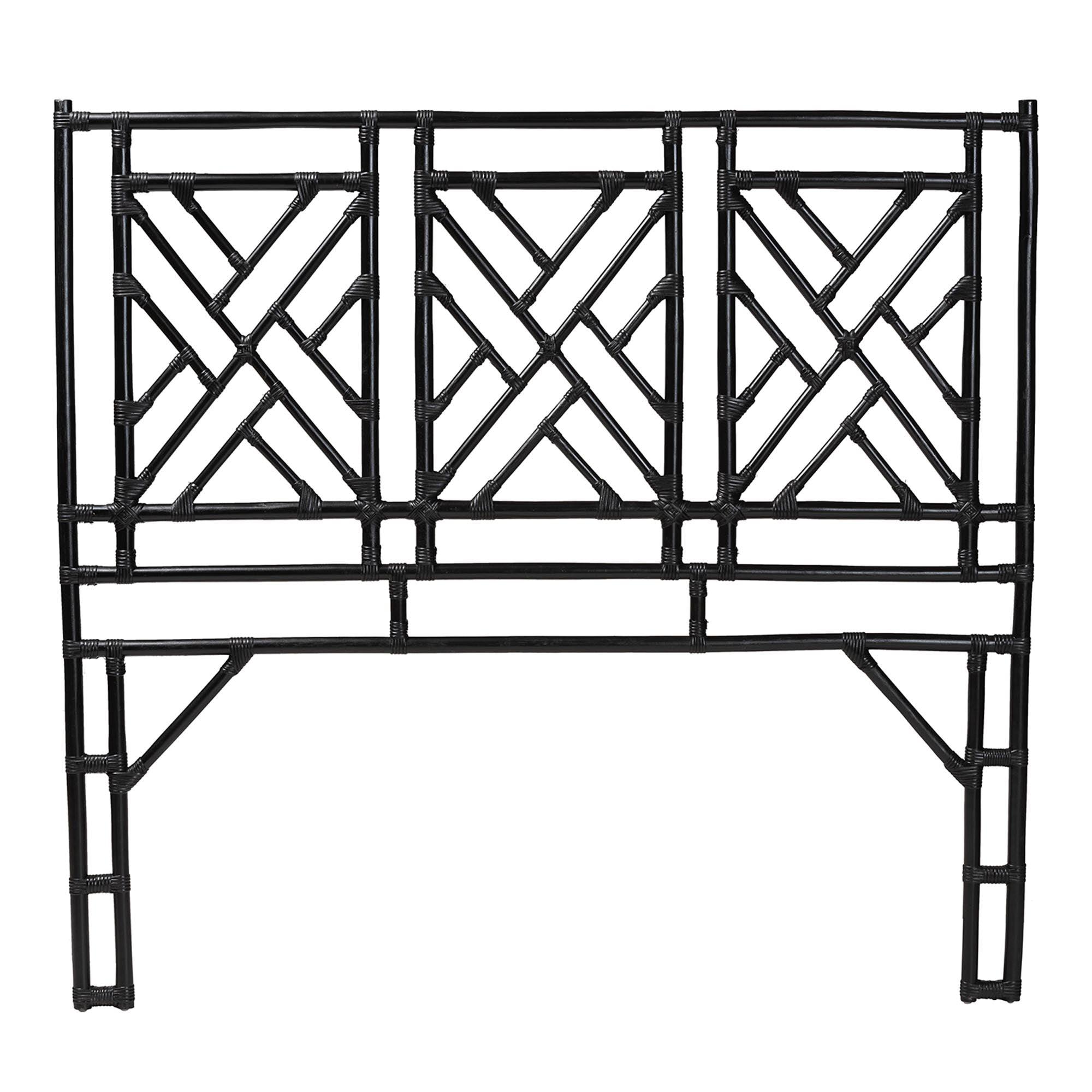 Bali & Pari Karavo Bohemian Rattan Standalone Headboard