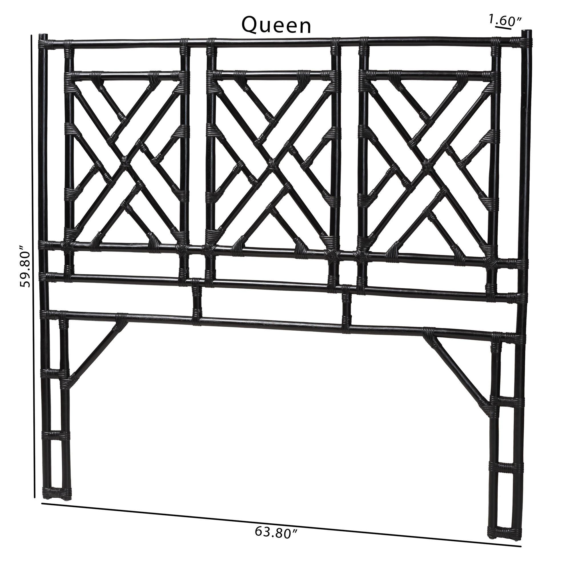 Bali & Pari Karavo Bohemian Rattan Standalone Headboard