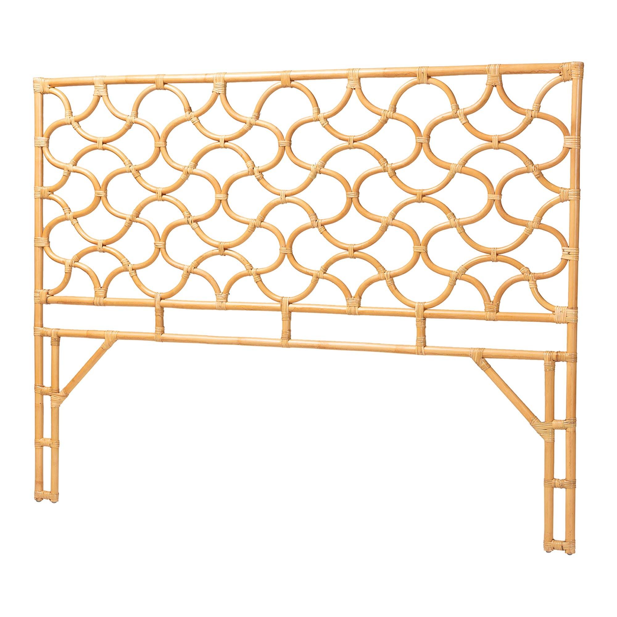 Bali & Pari Kalcya Bohemian Rattan Standalone Headboard