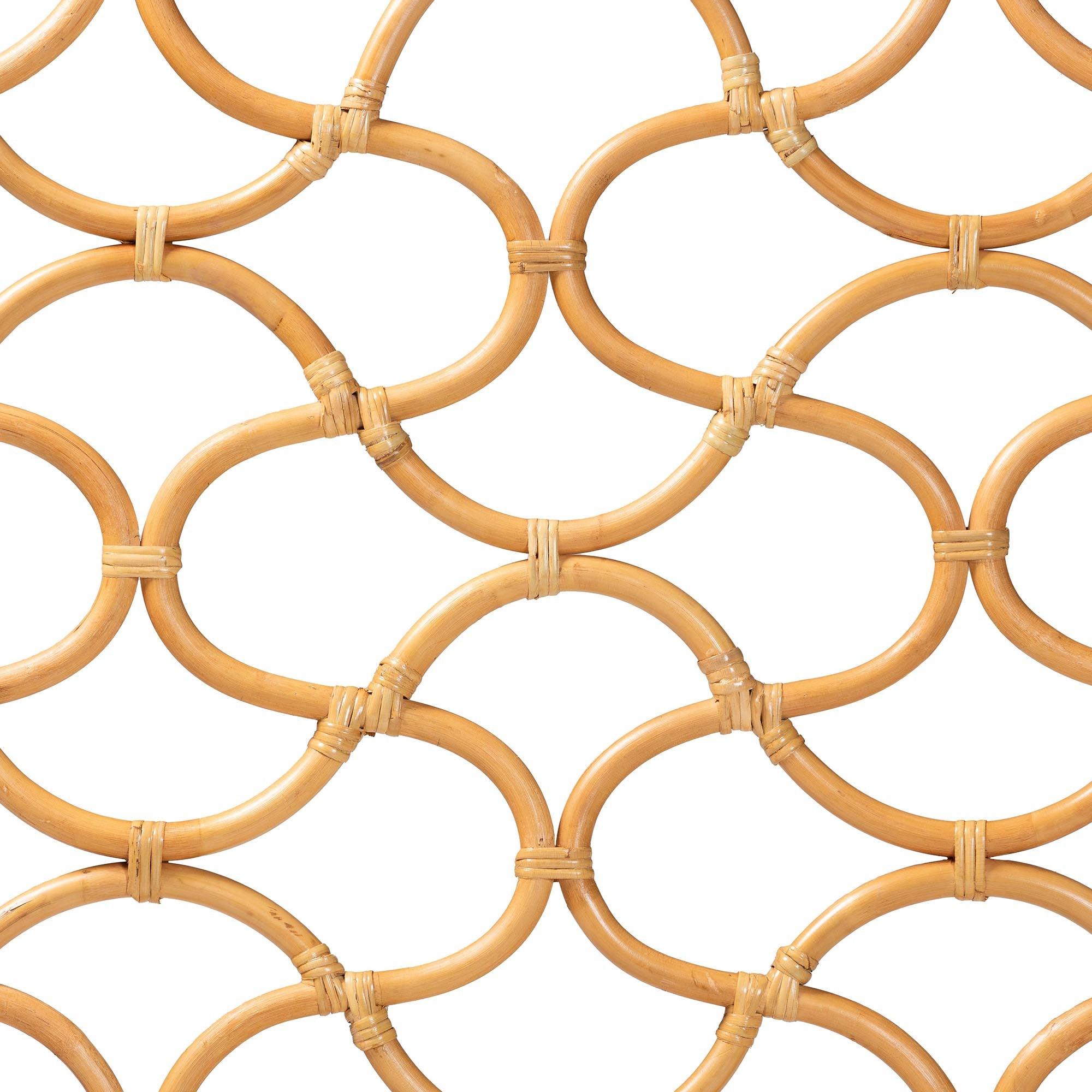 Bali & Pari Kalcya Bohemian Rattan Standalone Headboard