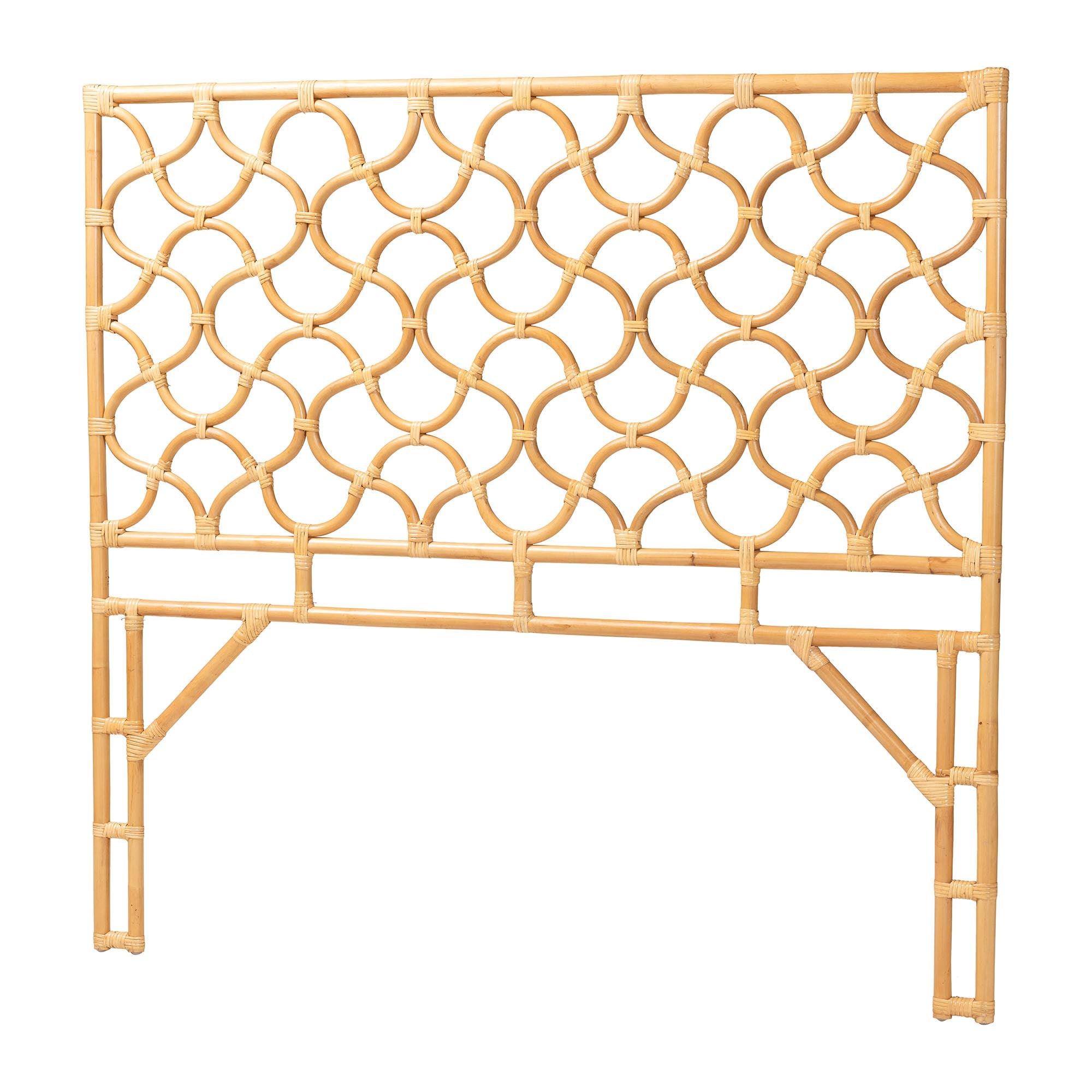 Bali & Pari Kalcya Bohemian Rattan Standalone Headboard