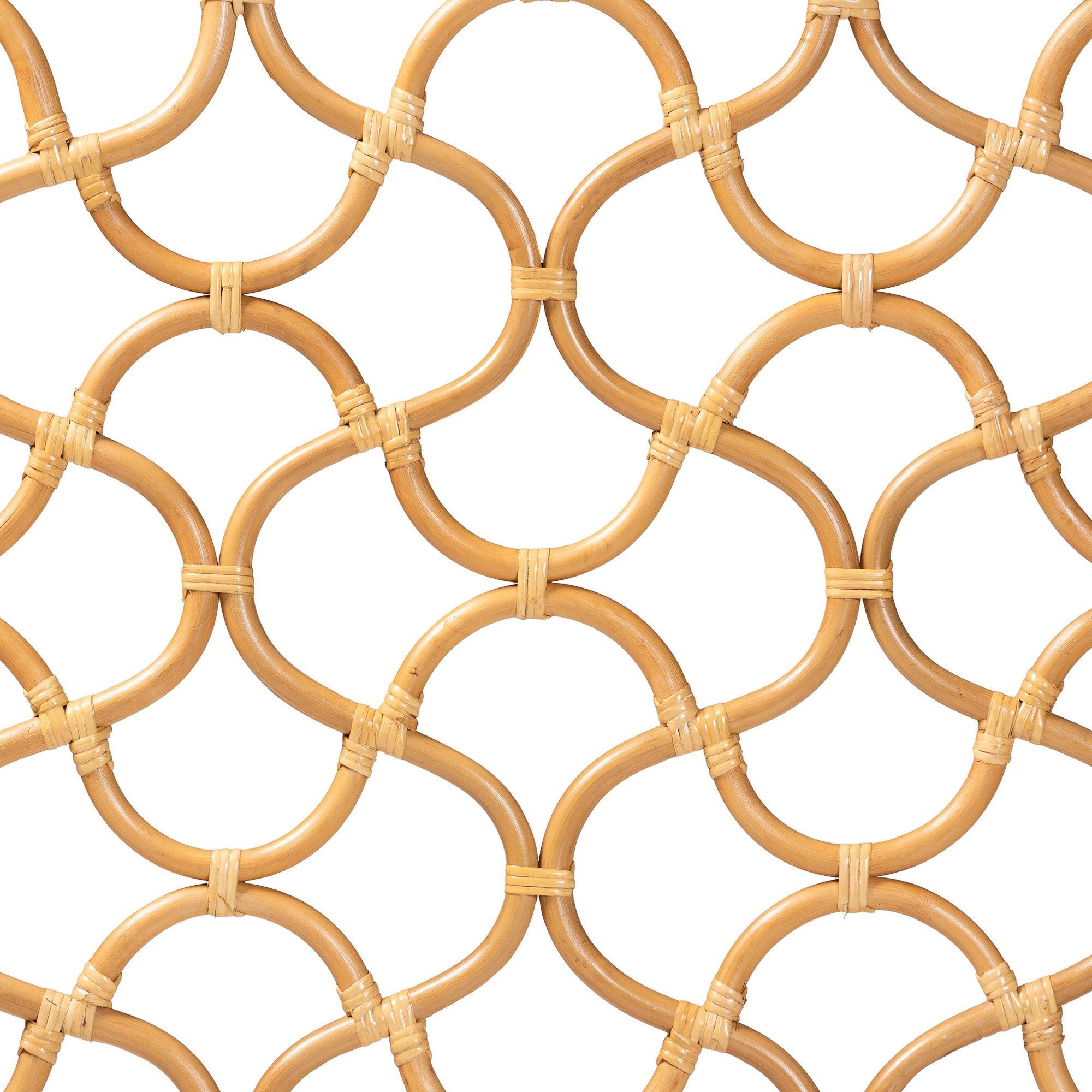 Bali & Pari Kalcya Bohemian Rattan Standalone Headboard