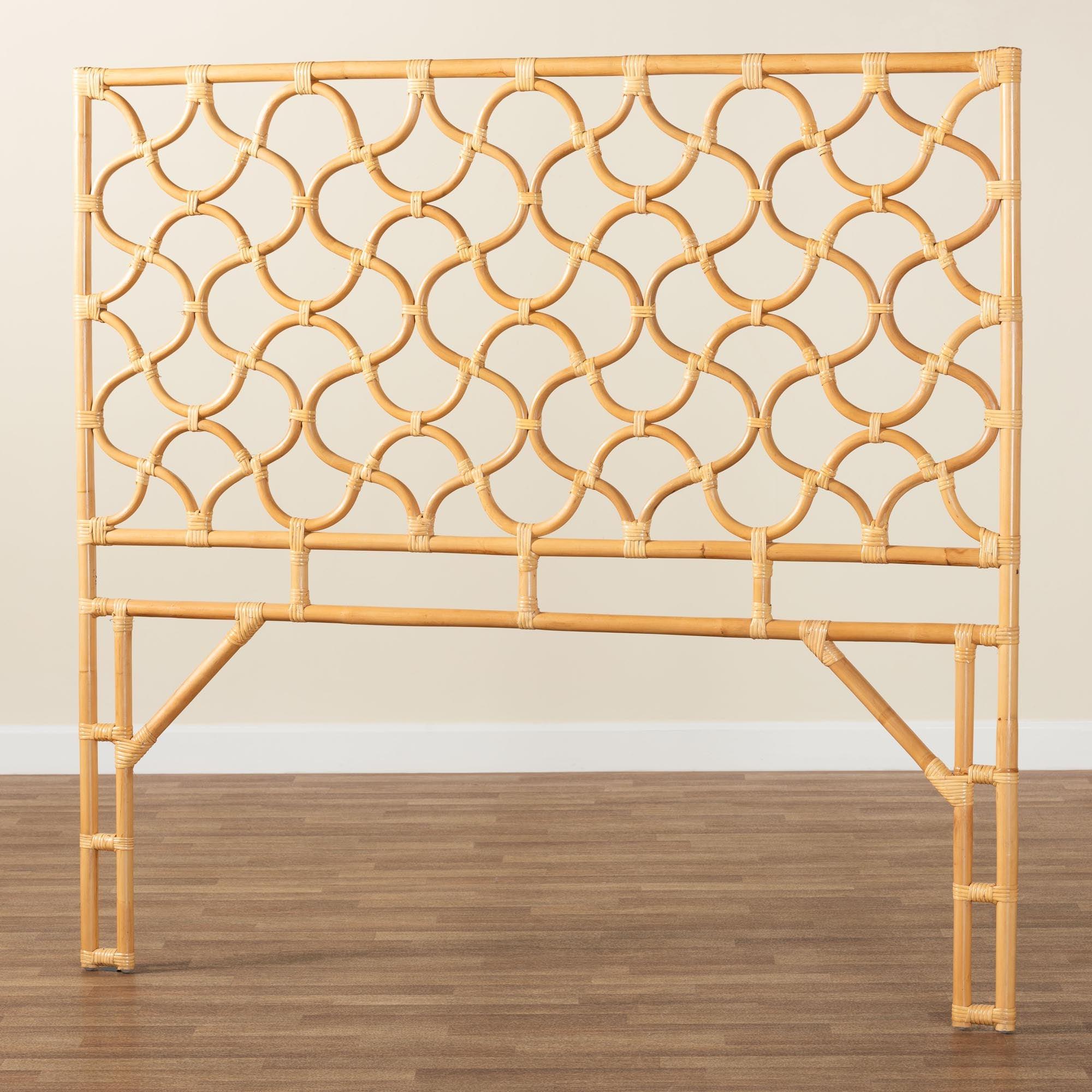 Bali & Pari Kalcya Bohemian Rattan Standalone Headboard