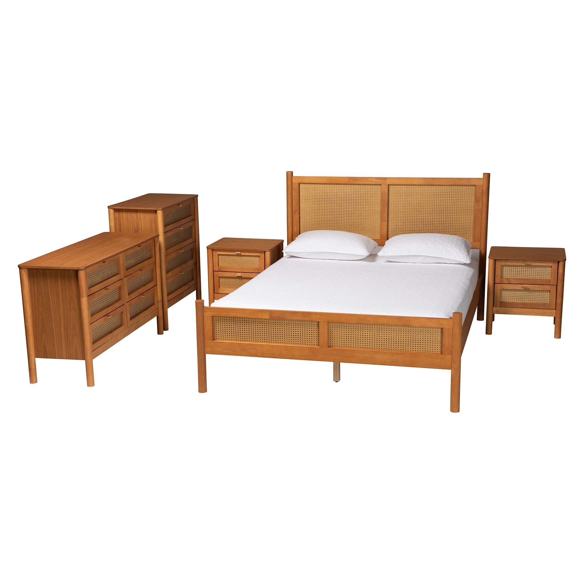 Jenn en Wood Japandi 5-Piece Bedroom Set