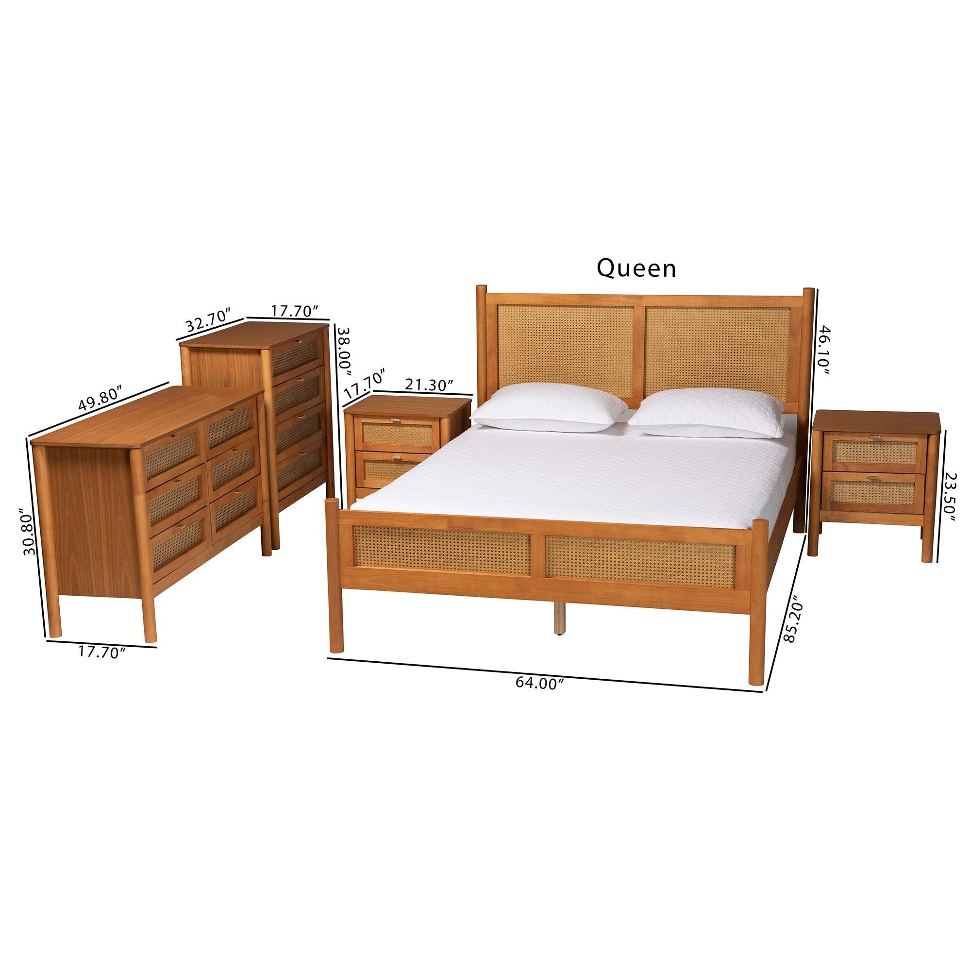 Jenn en Wood Japandi 5-Piece Bedroom Set