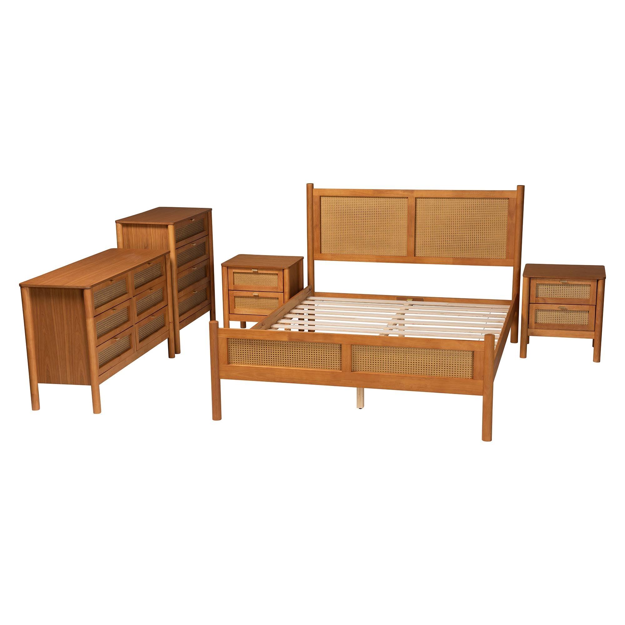 Jenn en Wood Japandi 5-Piece Bedroom Set