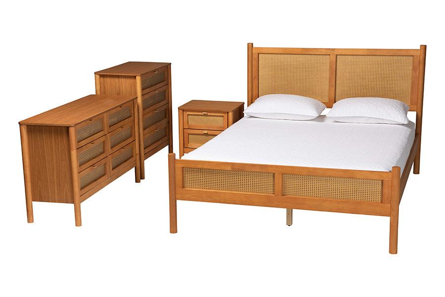 Jenn en Wood Japandi 4-Piece Bedroom Set