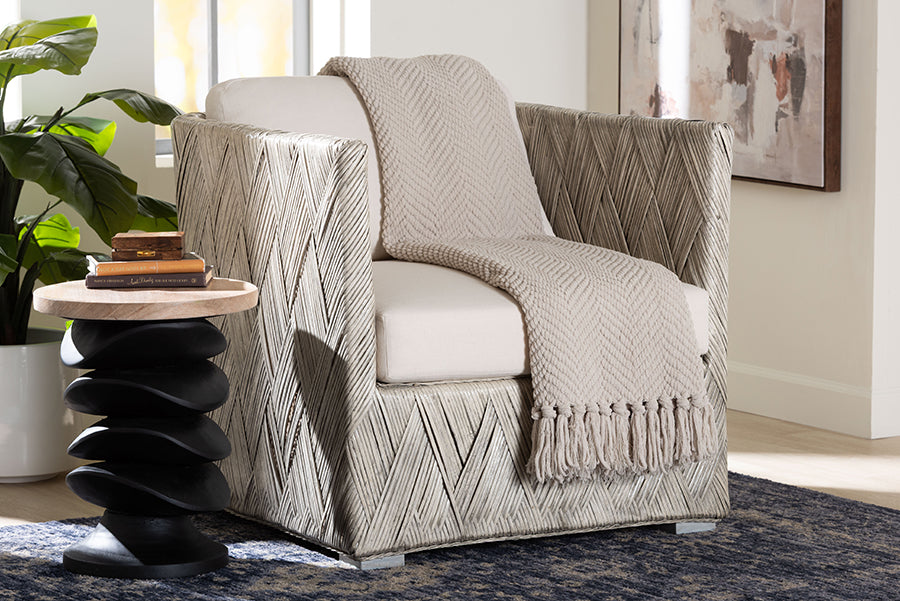 Bali & Pari Melbourne Rattan Lounge Chair