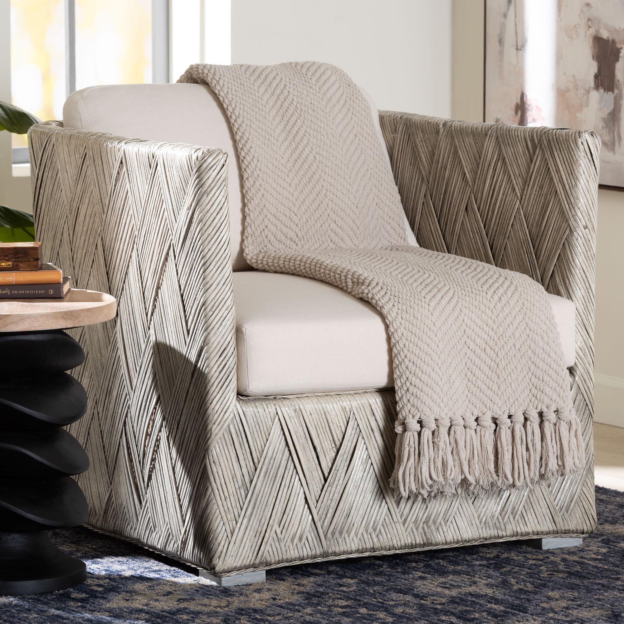Bali & Pari Melbourne Rattan Lounge Chair