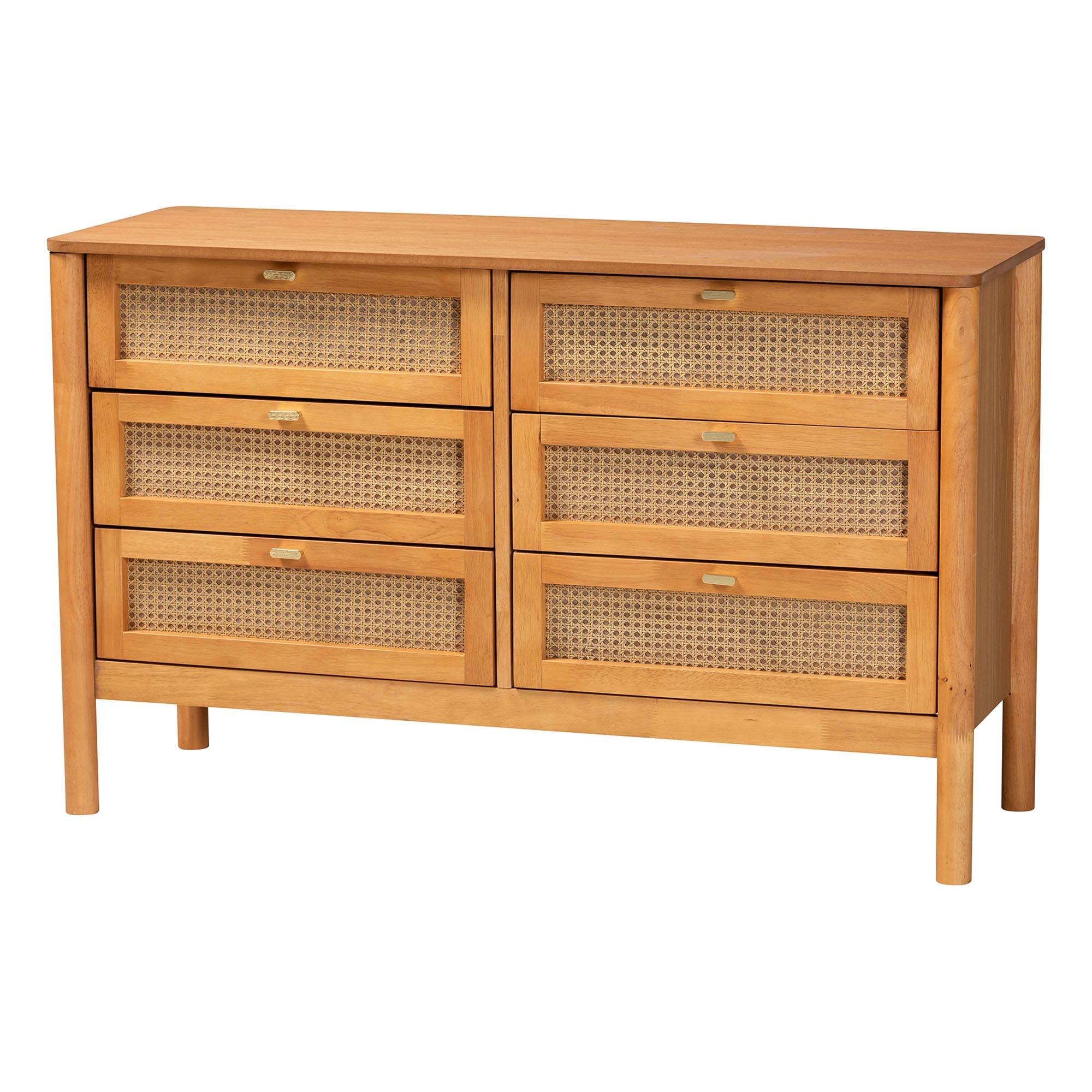 Jenn en Wood Japandi 6-Drawer Dresser