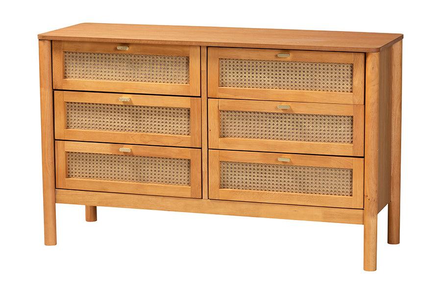 Jenn en Wood Japandi 6-Drawer Dresser