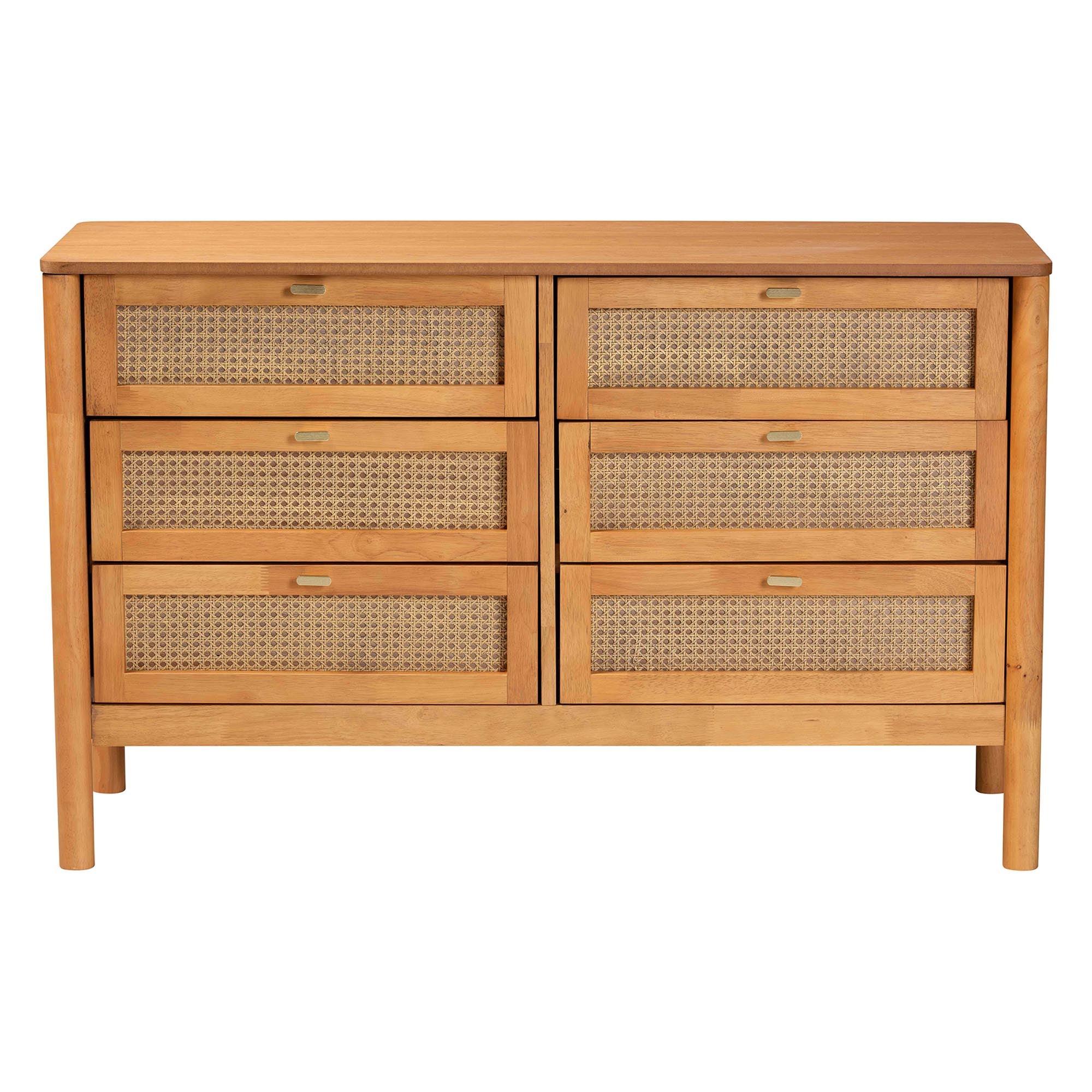 Jenn en Wood Japandi 6-Drawer Dresser