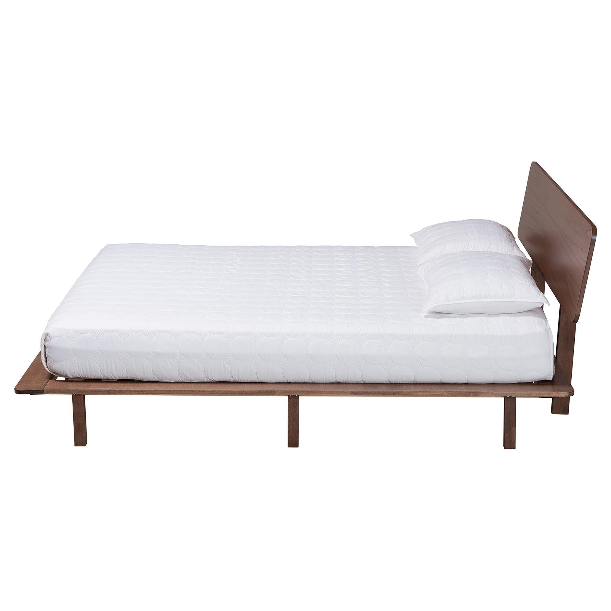 Alyssa Japandi Wood Platform Bed