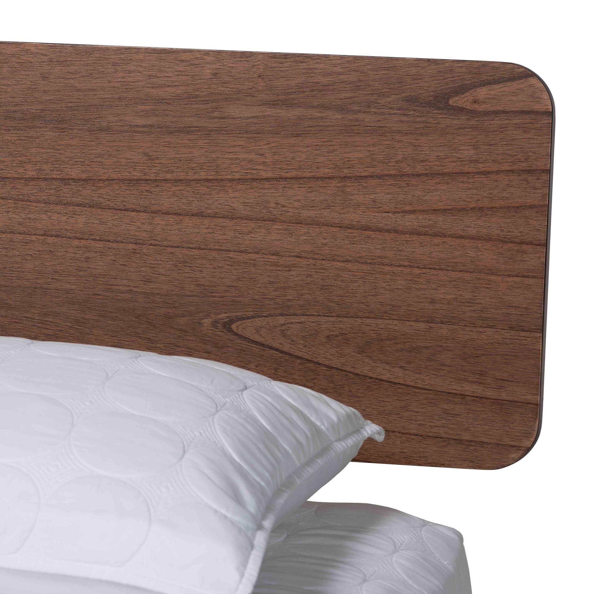 Alyssa Japandi Wood Platform Bed