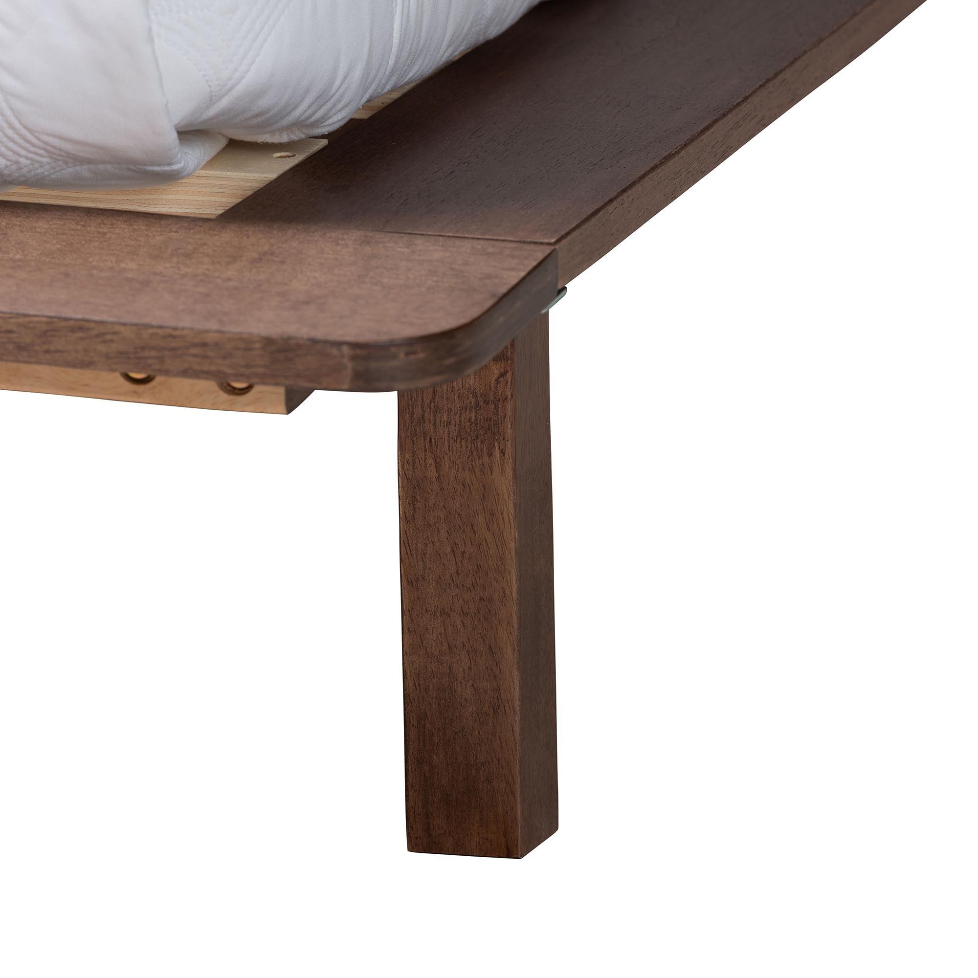 Alyssa Japandi Wood Platform Bed