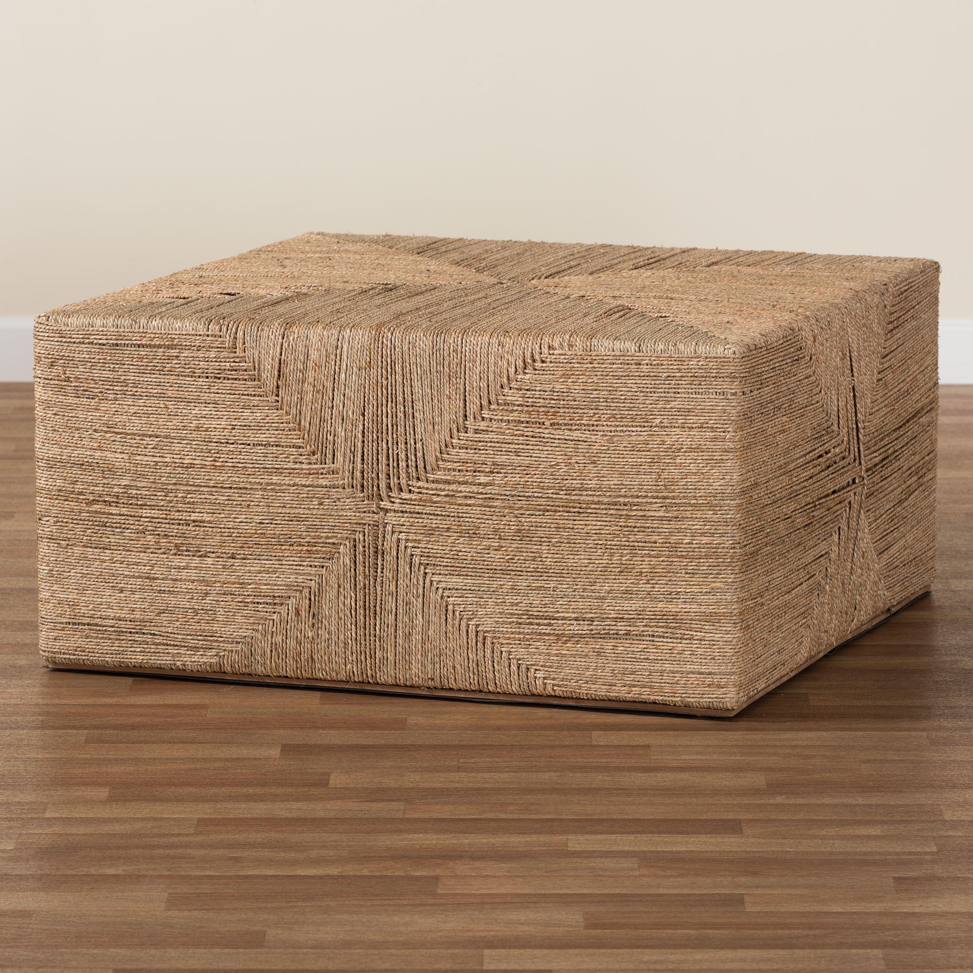 bali & pari Nakita Japandi Seagrass Coffee Table