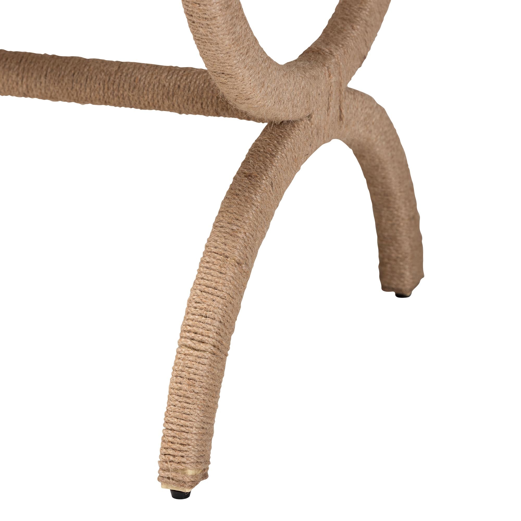 Bali & Pari Maliyah Japandi Jute Ottoman