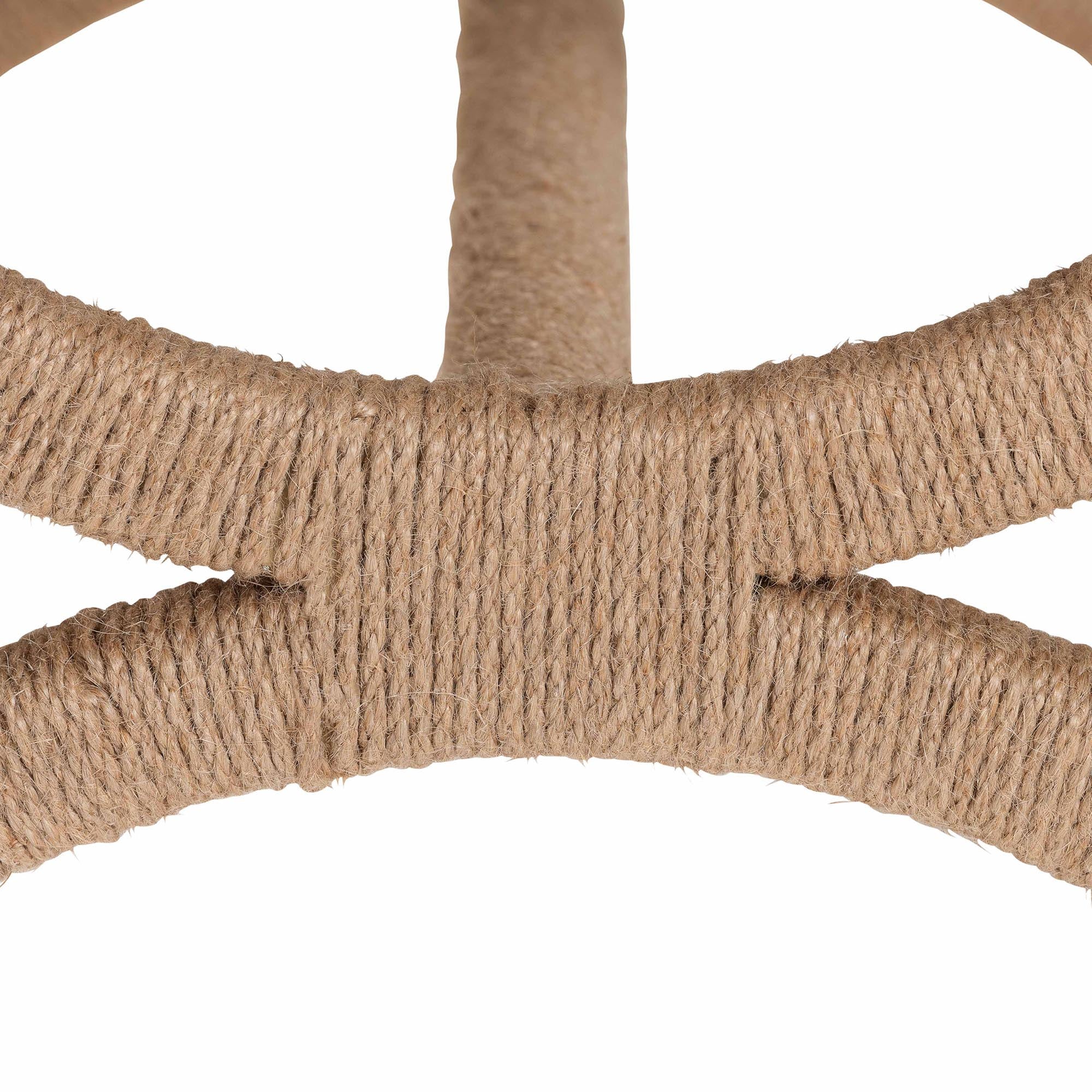 Bali & Pari Maliyah Japandi Jute Ottoman