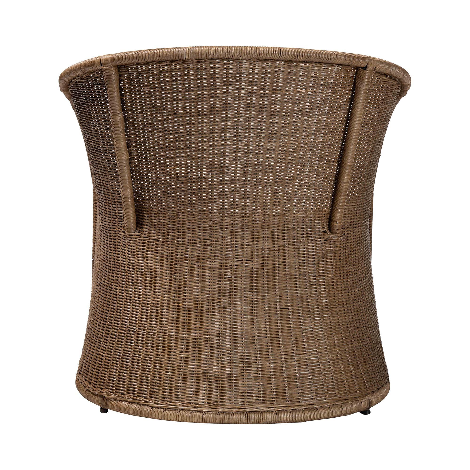 Bali & Pari Kintamani Bohemian washed Rattan Accent Chair