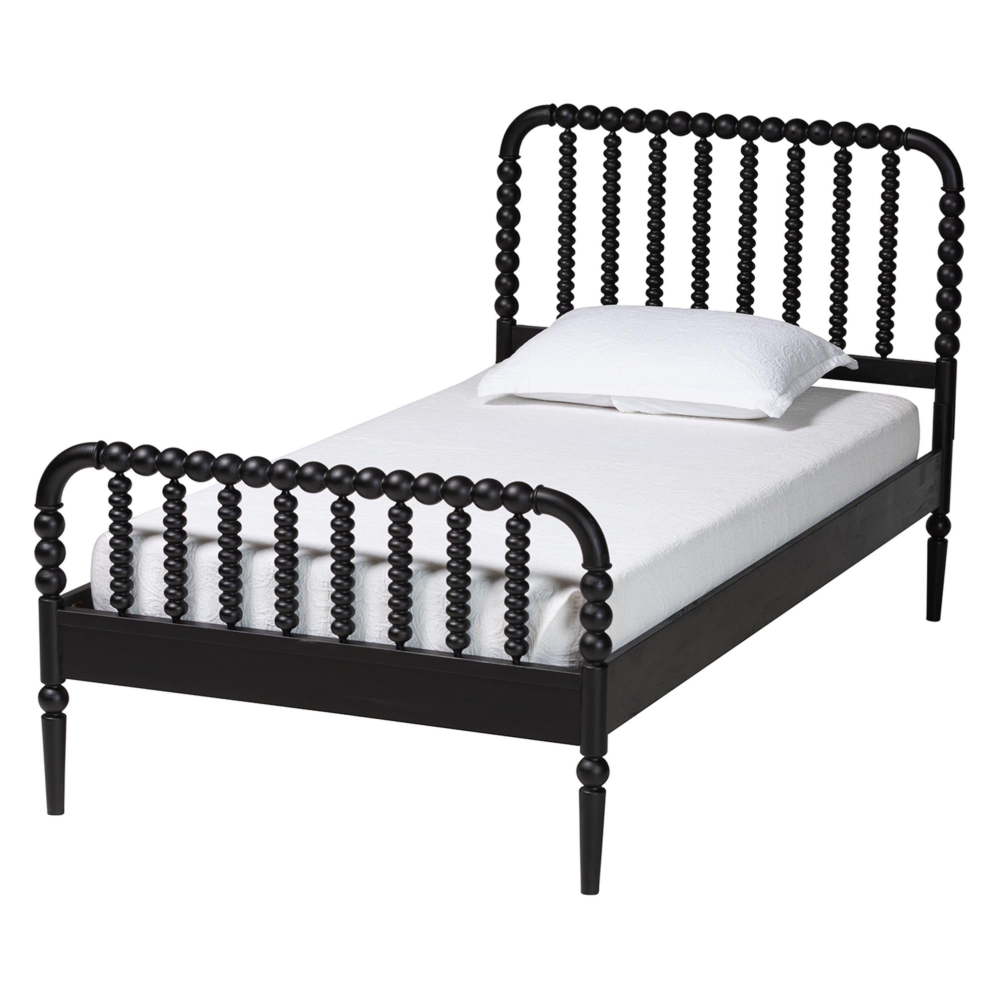 Lucera Mid-Century Bobbin Bed