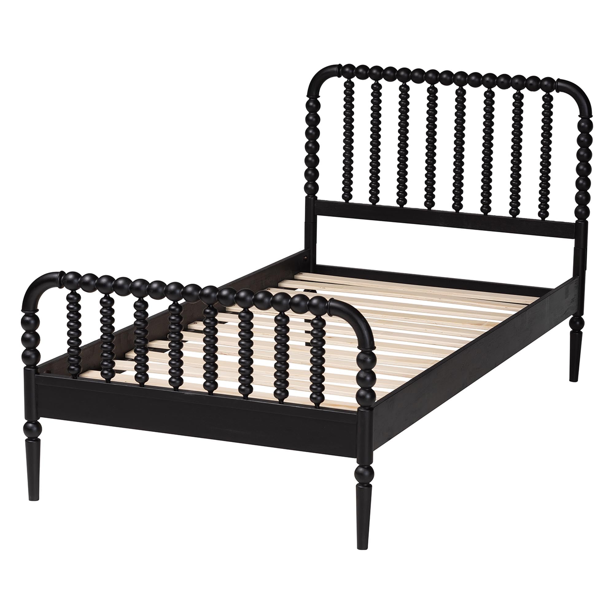 Lucera Mid-Century Bobbin Bed