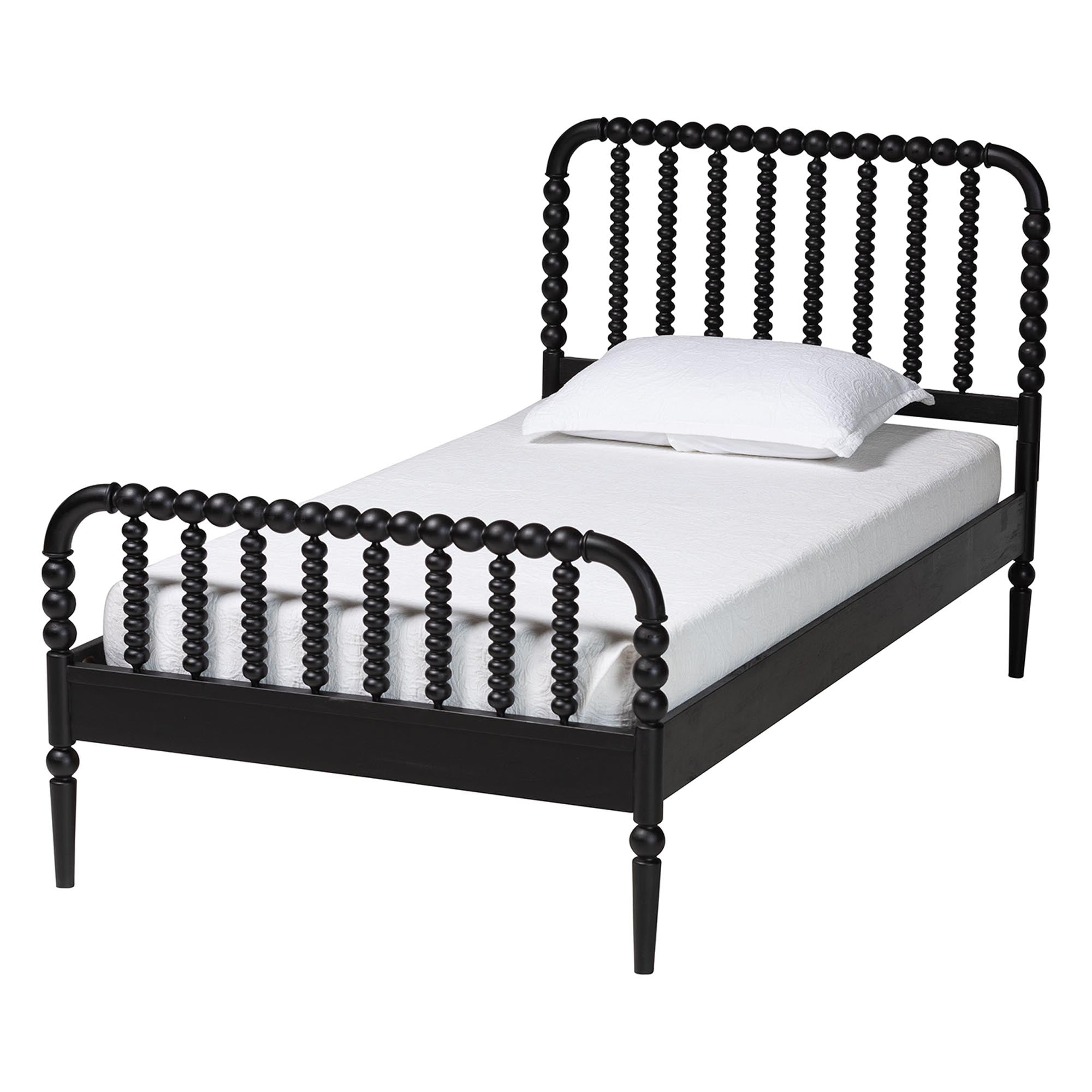 Lucera Mid-Century 5-Piece Bobbin Bedroom Set
