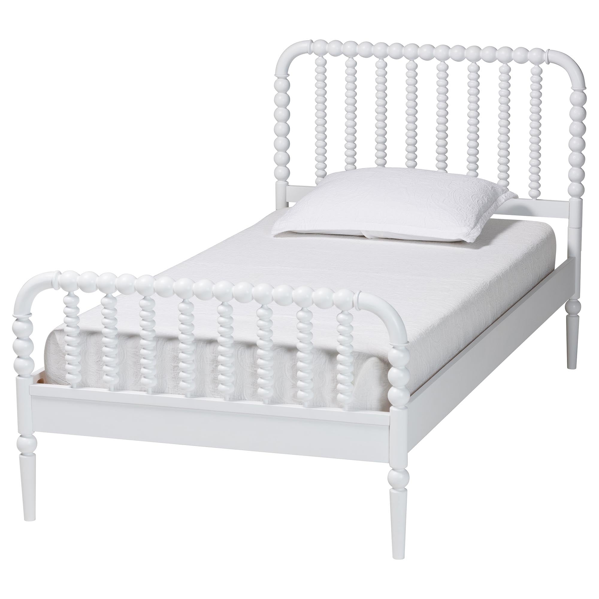 Lucera Mid-Century 3-Piece Bobbin Bedroom Set
