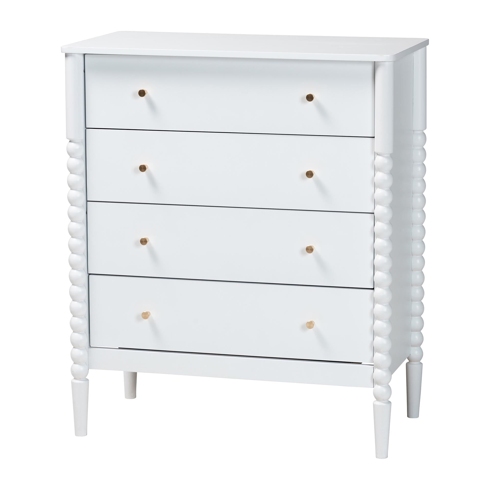 Lucera Mid-Century 5-Piece Bobbin Bedroom Set